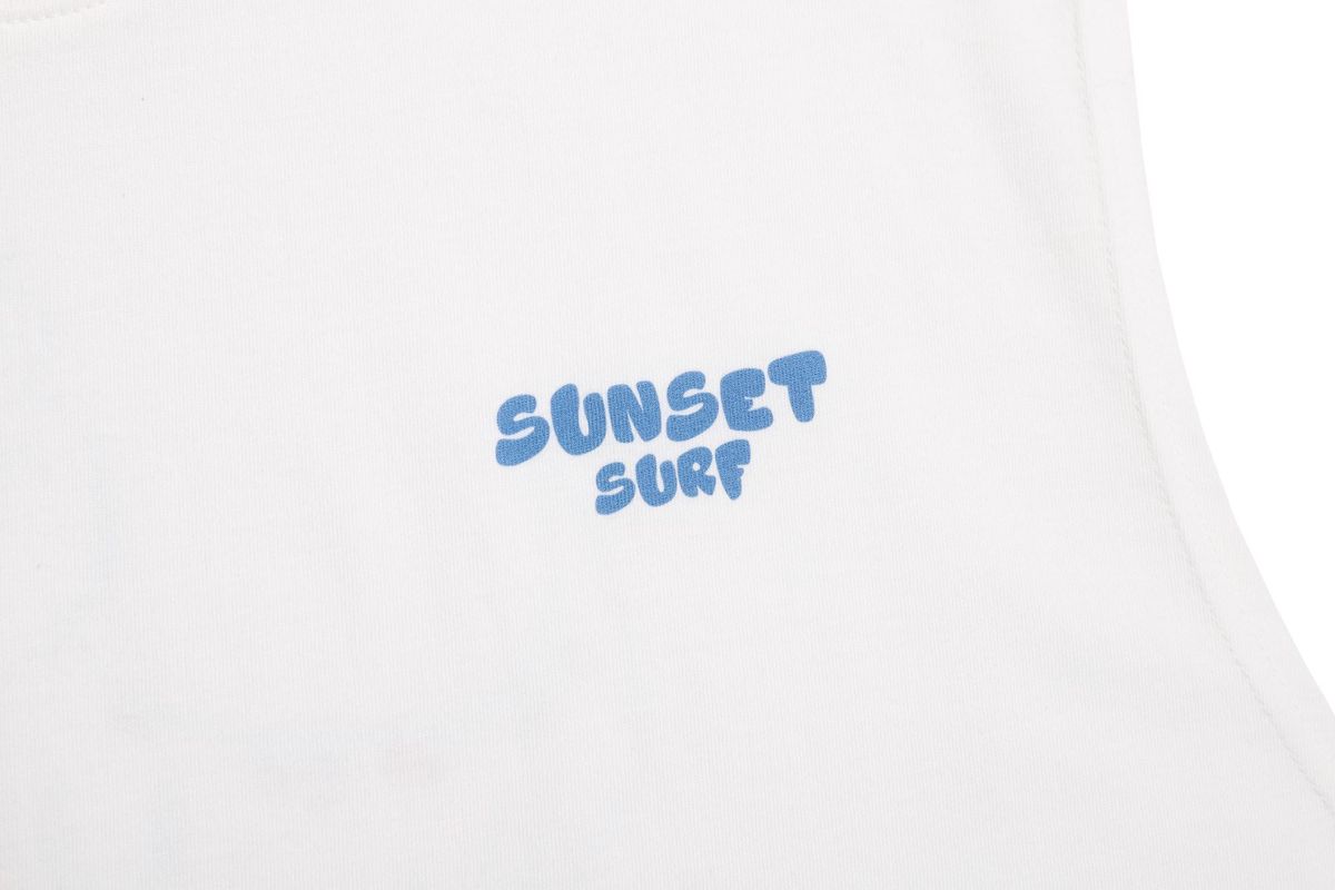 바쥬비쥬(BAJOO BIJOO) SUNSET SURF SLEEVELESS [WHITE]