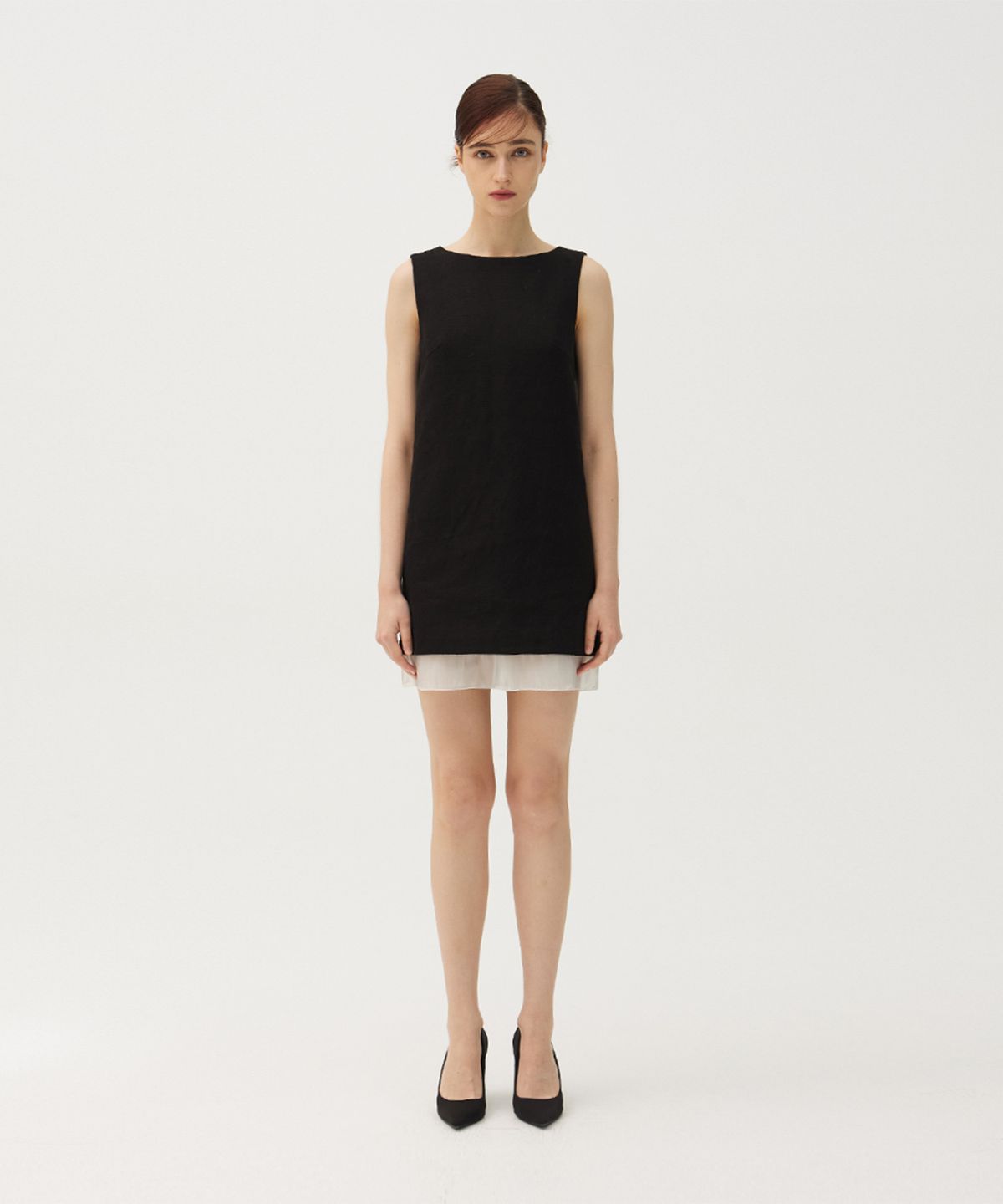 므아므(MMAM) Layered mini dress