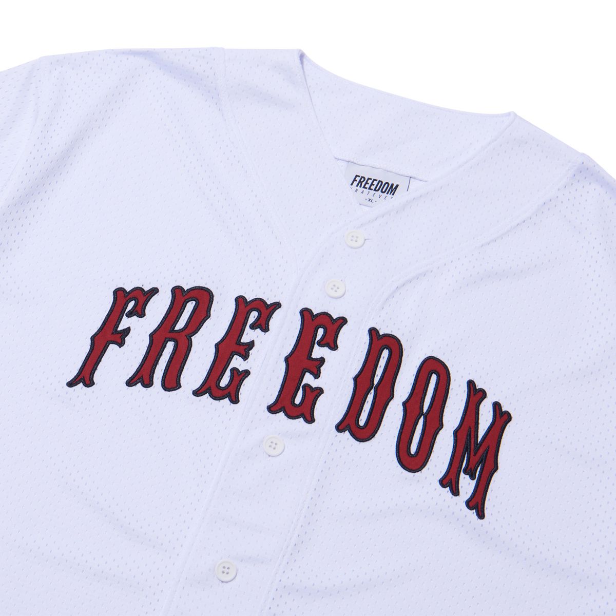 프리덤(FREEDOM) 메쉬 베이스볼 져지 (화이트)