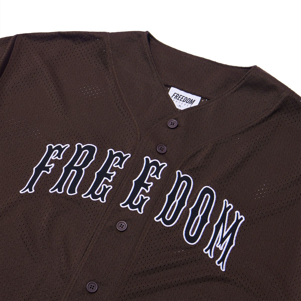 프리덤(FREEDOM) 메쉬 베이스볼 져지 (브라운)