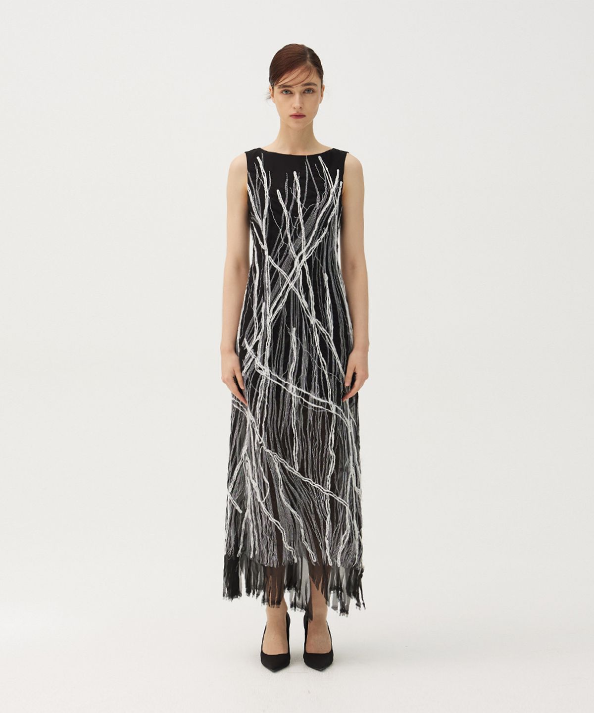 므아므(MMAM) Doodle chiffon dress