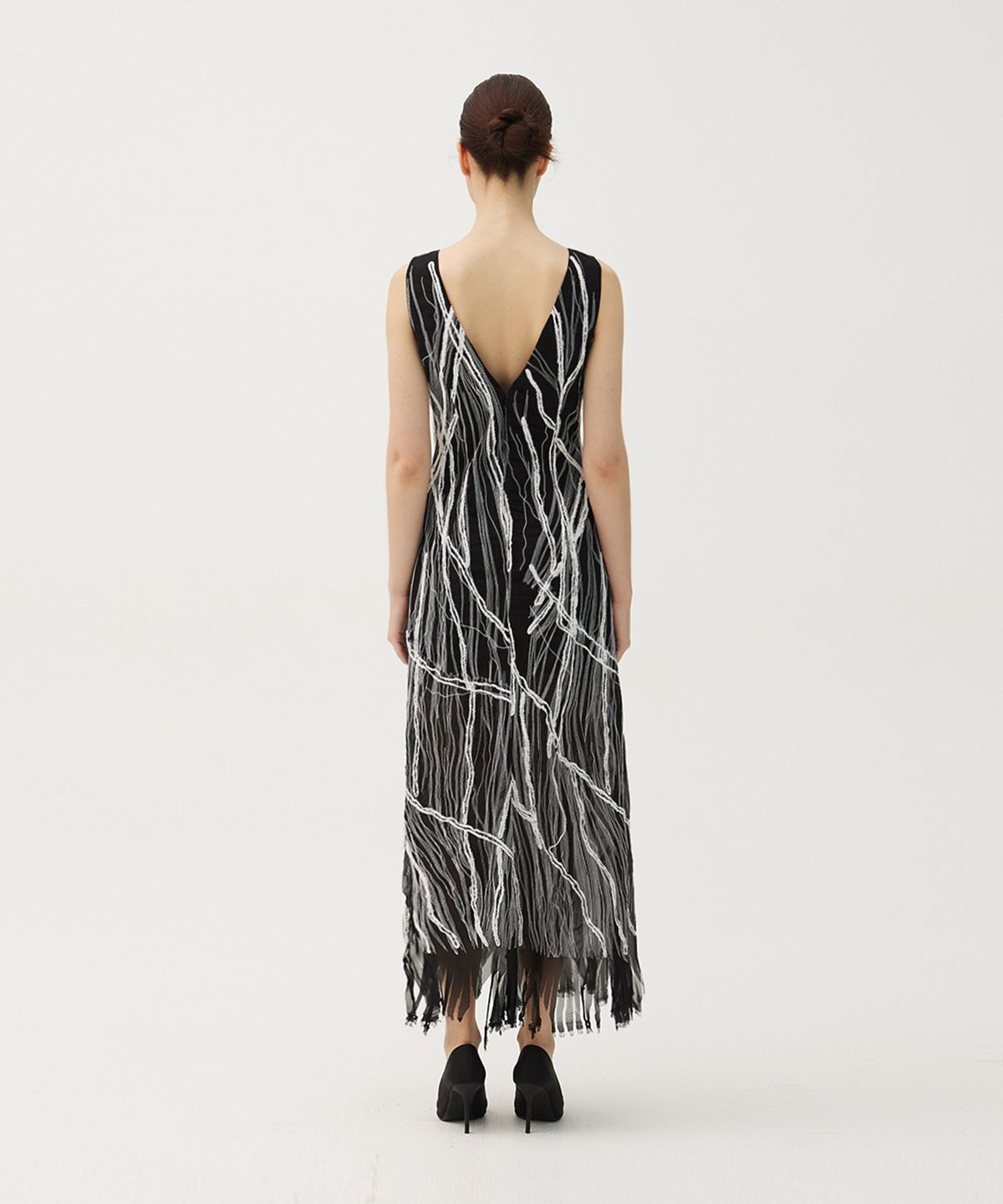 므아므(MMAM) Doodle chiffon dress