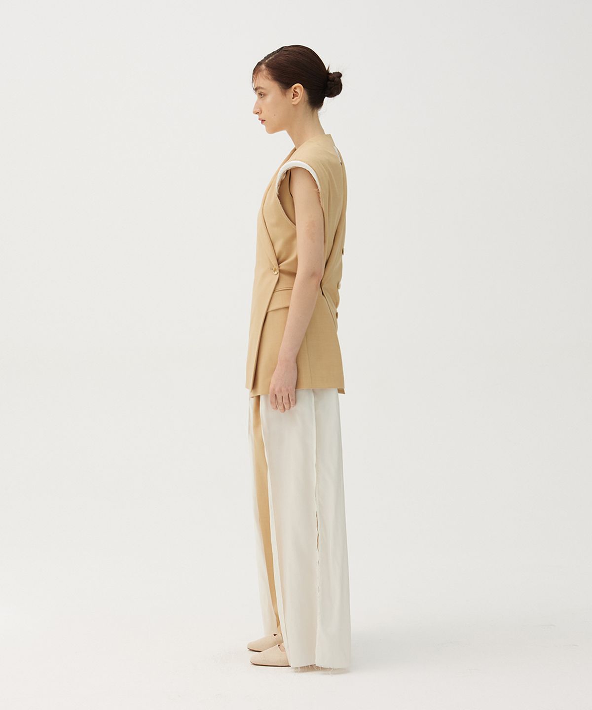 므아므(MMAM) Chiffon origami vest
