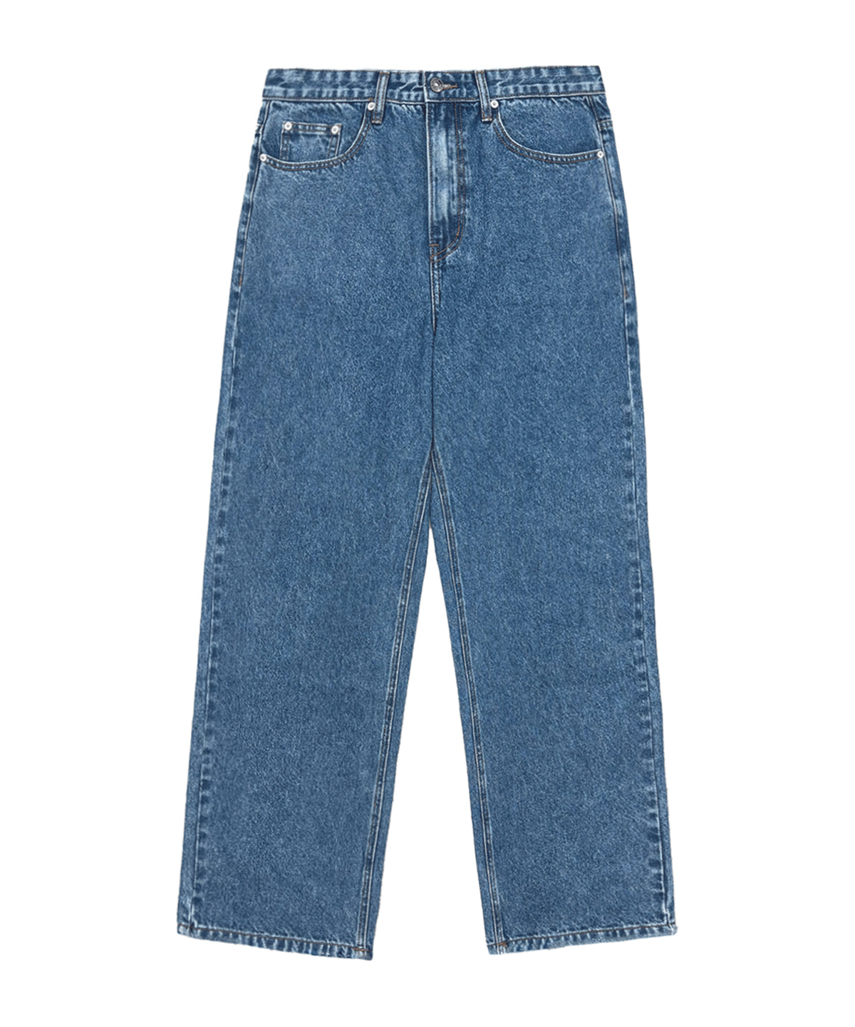 오픈야드(오와이)(OPENYARD(OY)) LOOSE BAGGY PANTS - WASHED BLUE