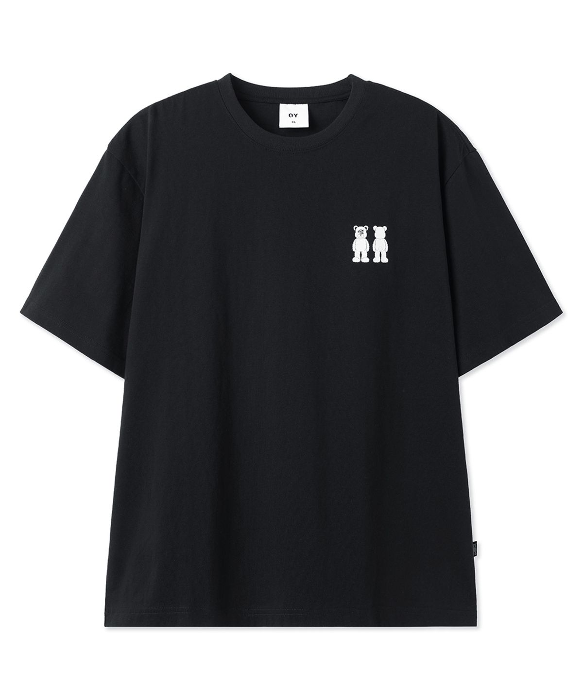 오픈야드(오와이)(OPENYARD(OY)) FRONT BACK ODOLLY TEE - BLACK
