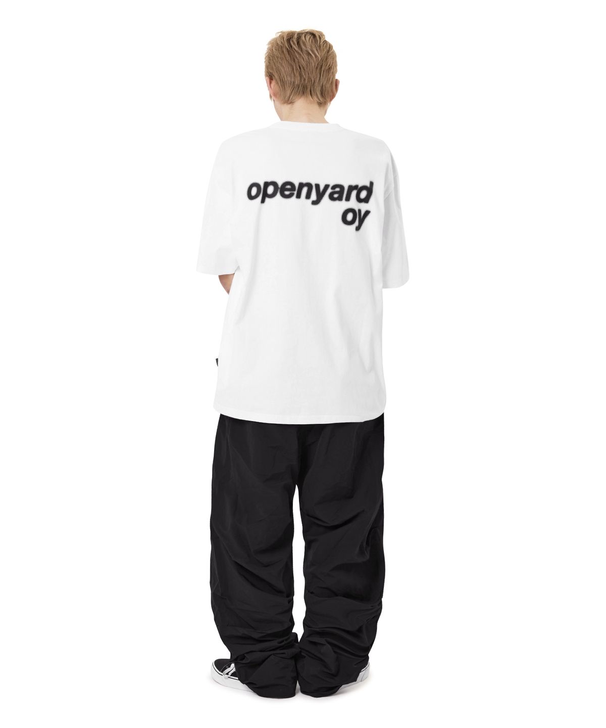 오픈야드(오와이)(OPENYARD(OY)) WOBBLY LOGO TEE - WHITE