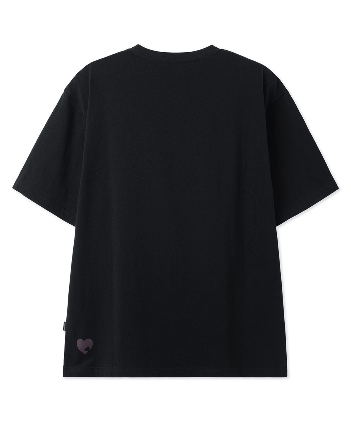 오픈야드(오와이)(OPENYARD(OY)) OVERLAY LOGO TEE - BLACK