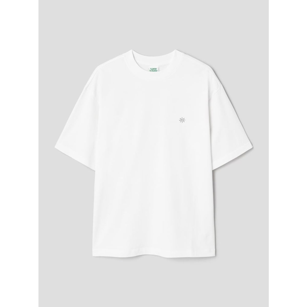 샌드 사운드(SAND SOUND) (UNISEX) 타투 그래픽 오버핏 반팔 티셔츠  화이트