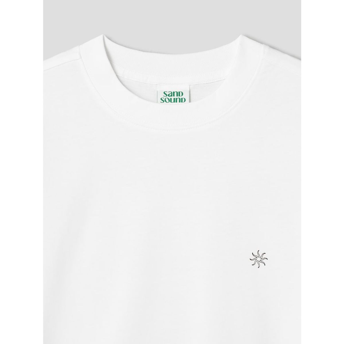 샌드 사운드(SAND SOUND) (UNISEX) 타투 그래픽 오버핏 반팔 티셔츠  화이트