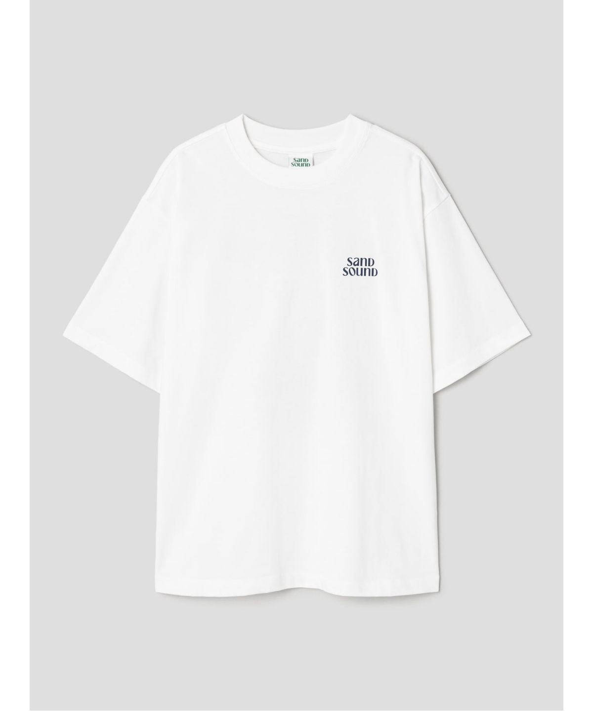 샌드 사운드(SAND SOUND) (UNISEX) 비치 그래픽 오버핏 반팔 티셔츠  아이보리
