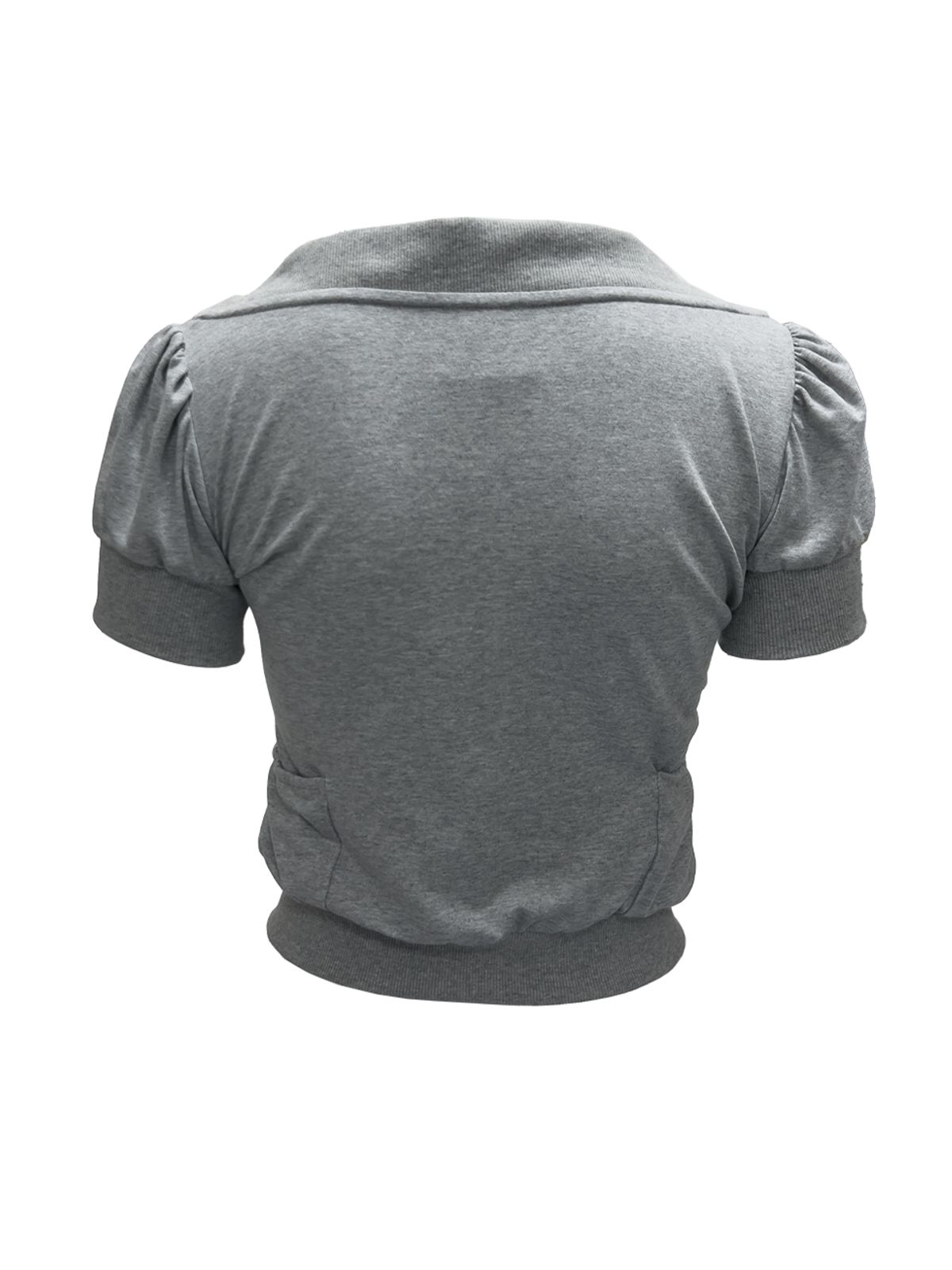 쎄쎄쎄(SETSETSET) ORBIT ZIP TOP GREY