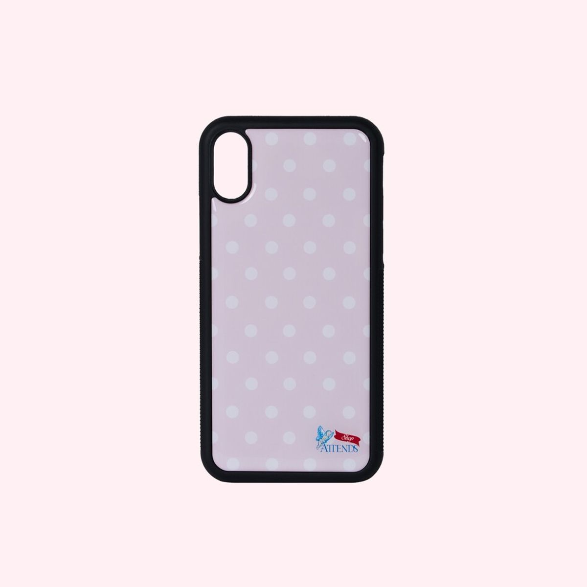 어텐즈(ATTENDS) Dots dots case (Baby pink)