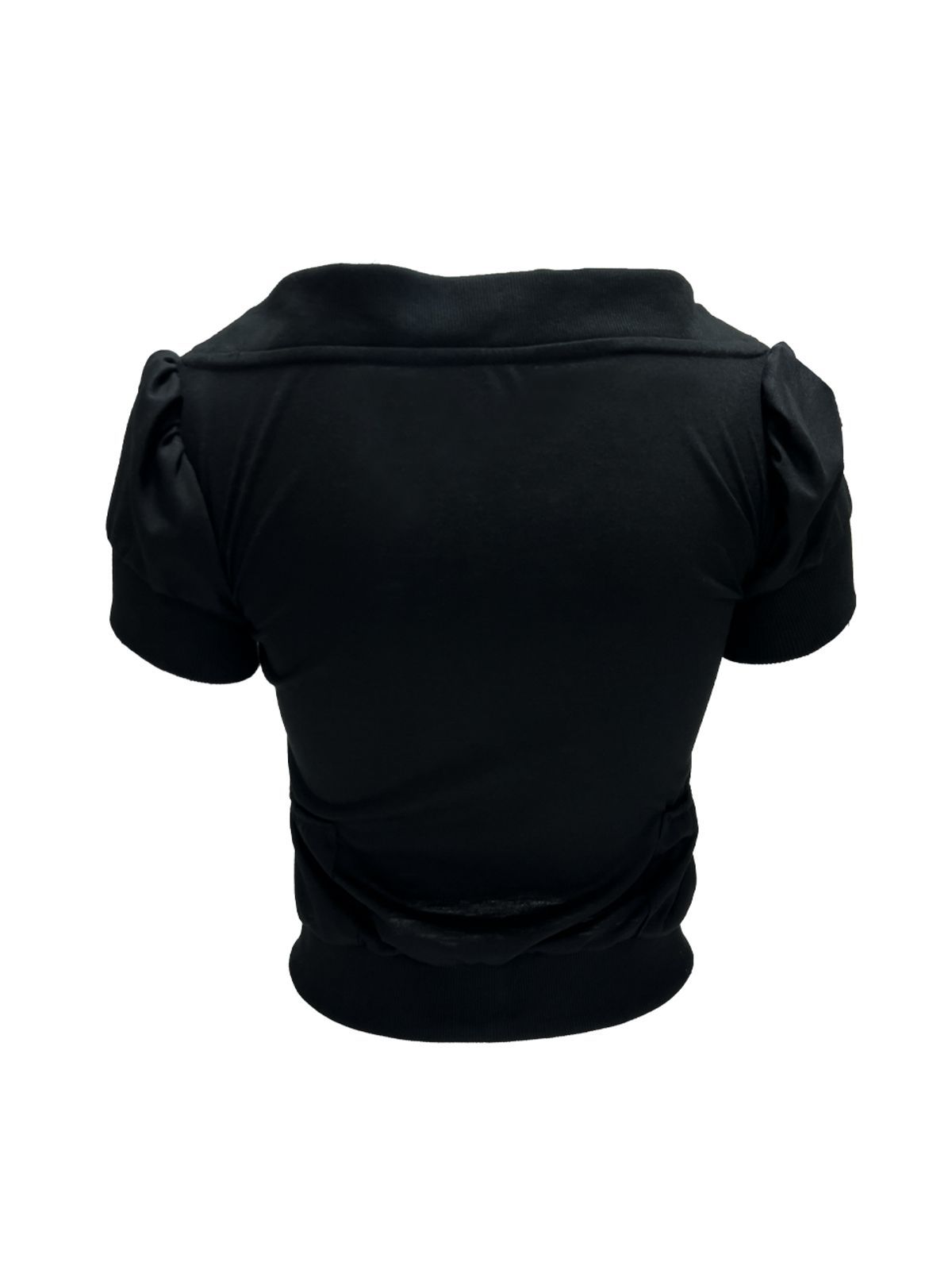 쎄쎄쎄(SETSETSET) ORBIT ZIP TOP BLACK