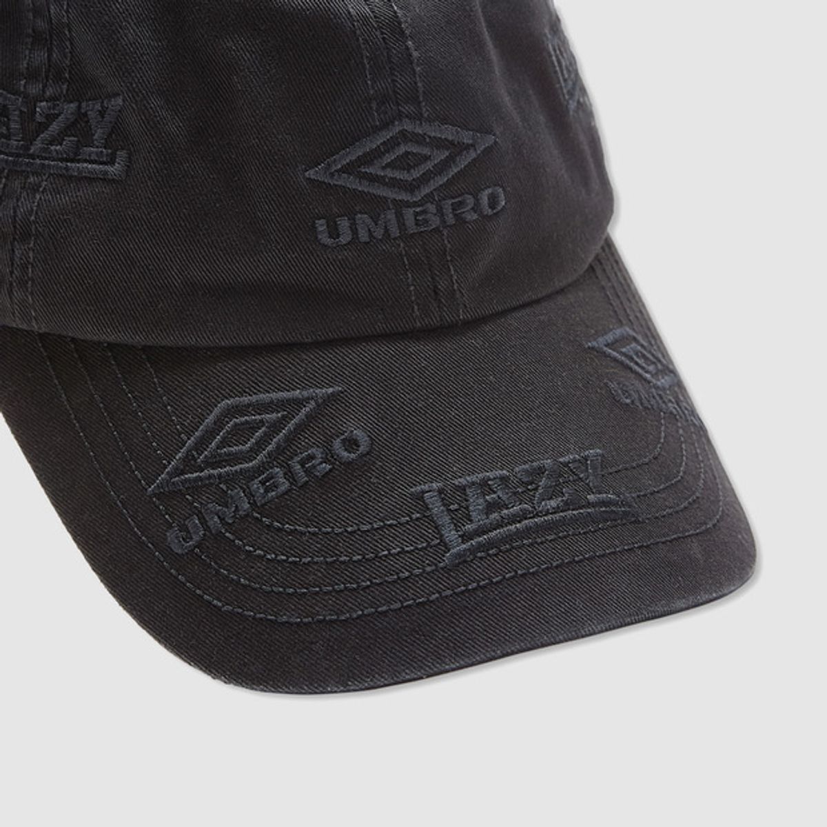 엄브로(UMBRO) [UMBRO X SLAM JAM] Lazy 볼캡 블랙(UQ113CCP31)