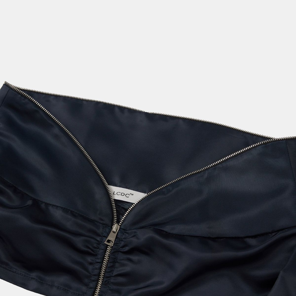 엘씨디씨티엠(LCDC™) POCKET ZIPPER BELT SKIRT (NAVY)