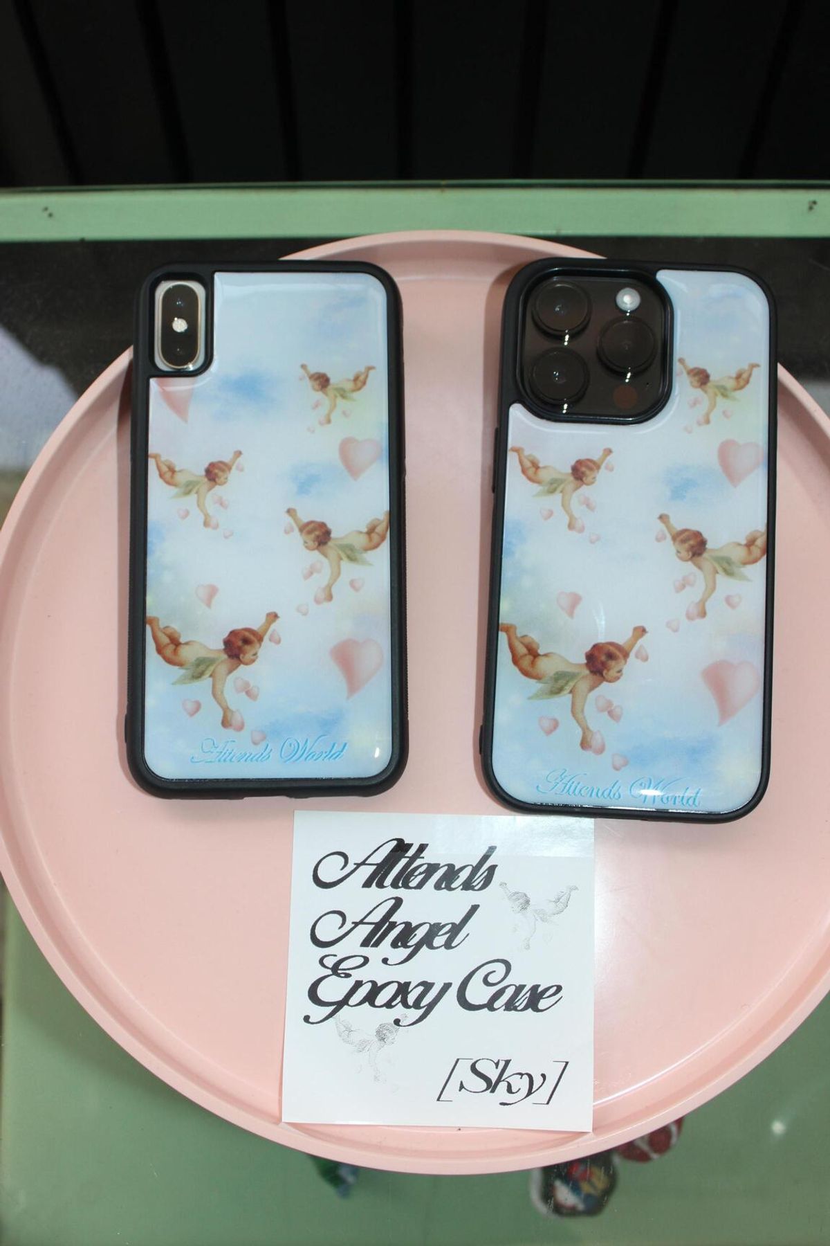 어텐즈(ATTENDS) Angel Epoxy Case (Sky)