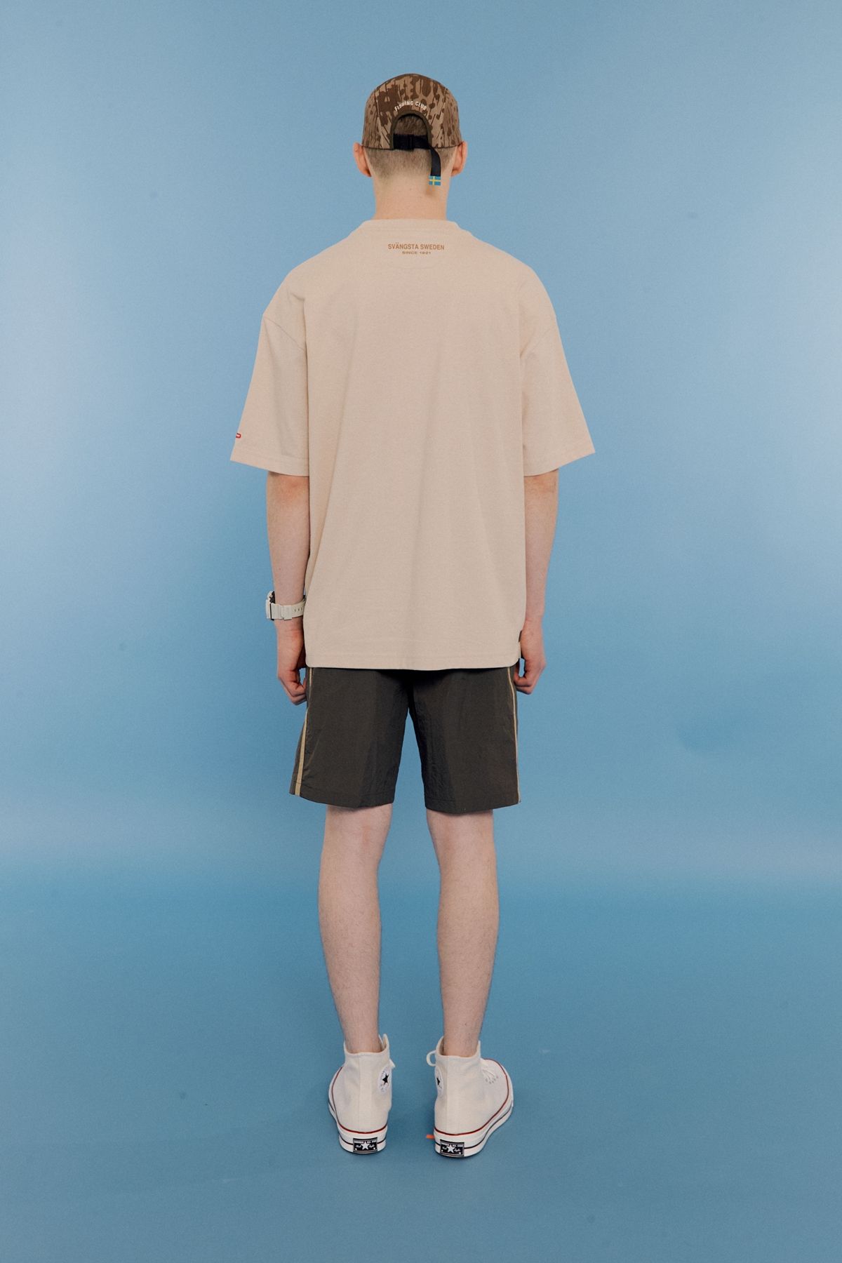 아부가르시아(ABU GARCIA) 메쉬 포켓 반팔티 LIGHT BEIGE