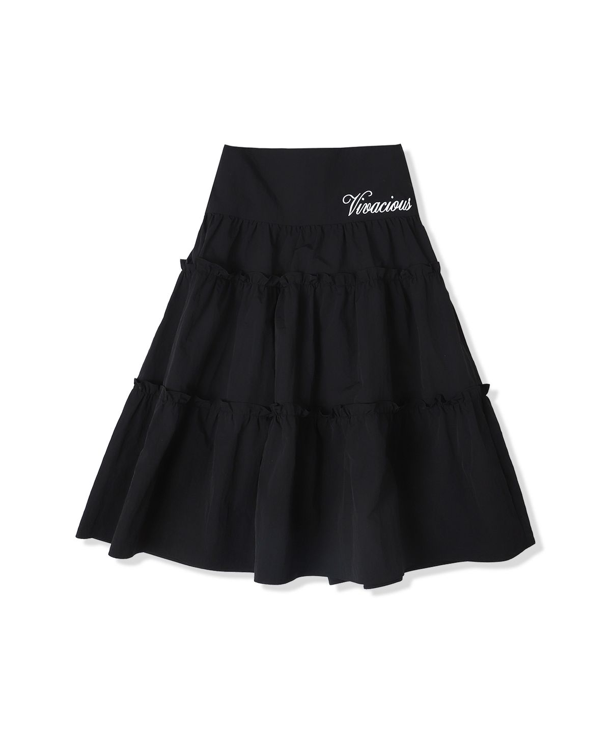비바셔스(VIVACIOUS) Claudia Taslan Kang Kang Skirt BLACK