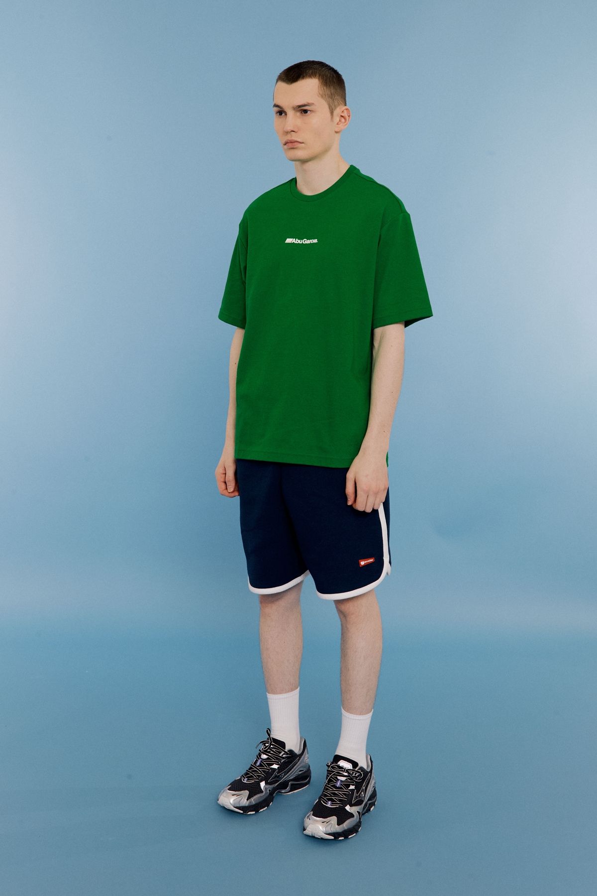 아부가르시아(ABU GARCIA) 레코드 베이직 반팔티 GREEN