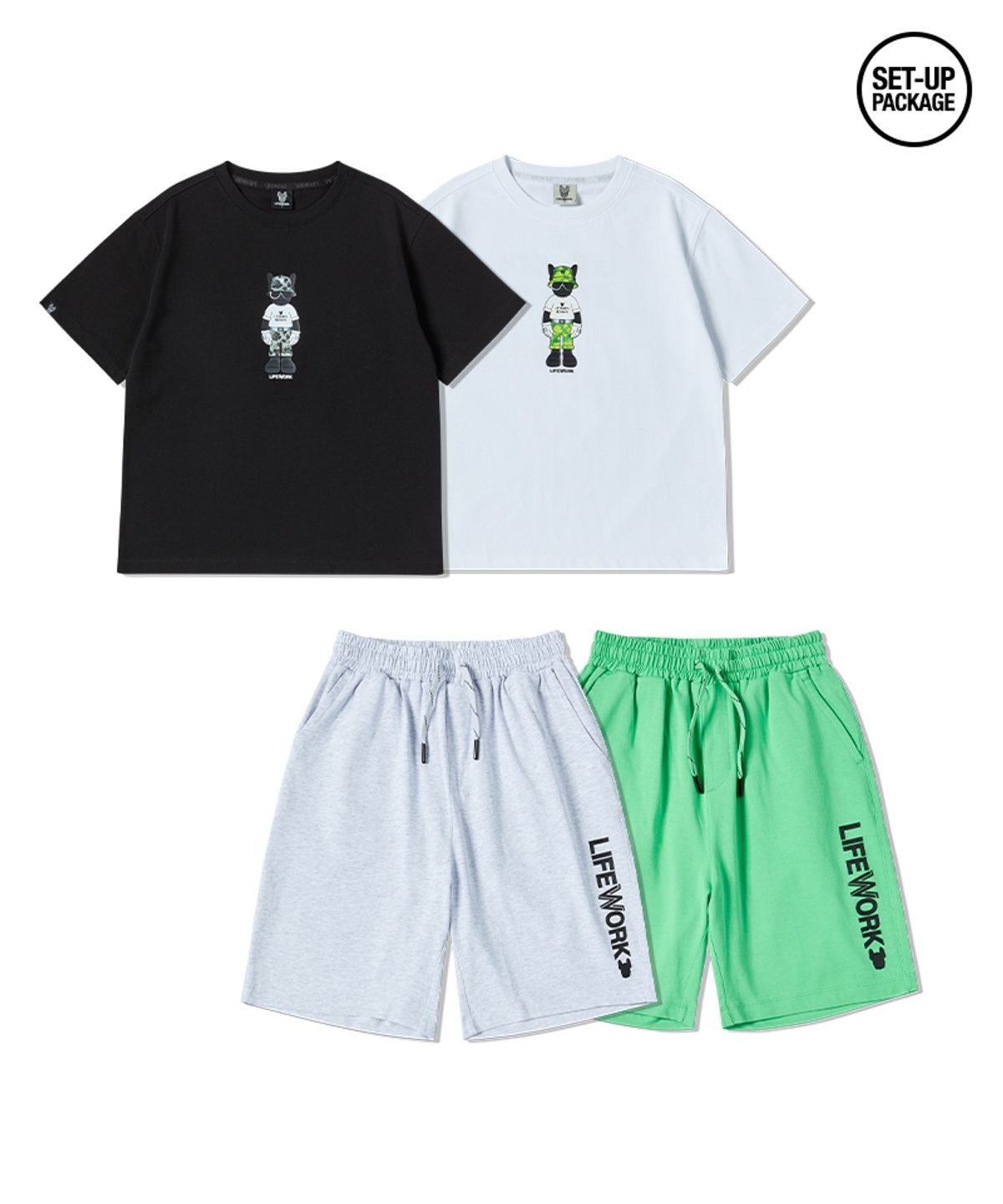 라이프워크 키즈(LIFEWORK KIDS) 키즈) 트로피컬 피규어 셋업