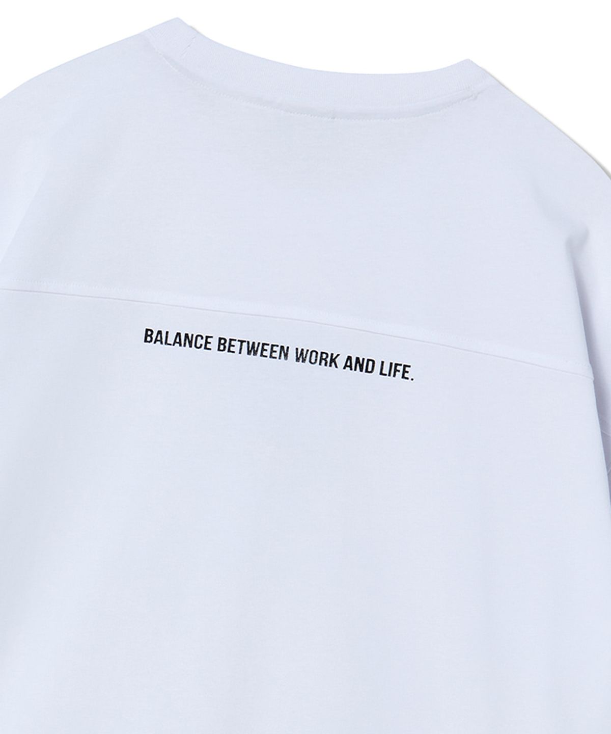 라이프워크(LIFEWORK) 여성) 언밸런스 메쉬 반팔 티셔츠