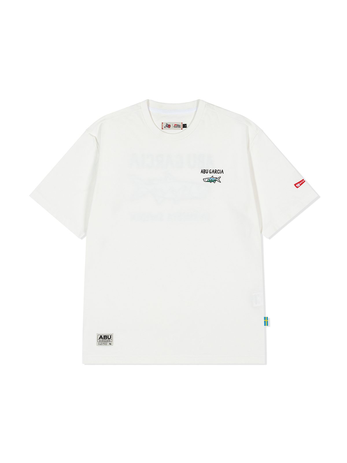 아부가르시아(ABU GARCIA) 피쉬 그래픽 반팔티 #1 WHITE