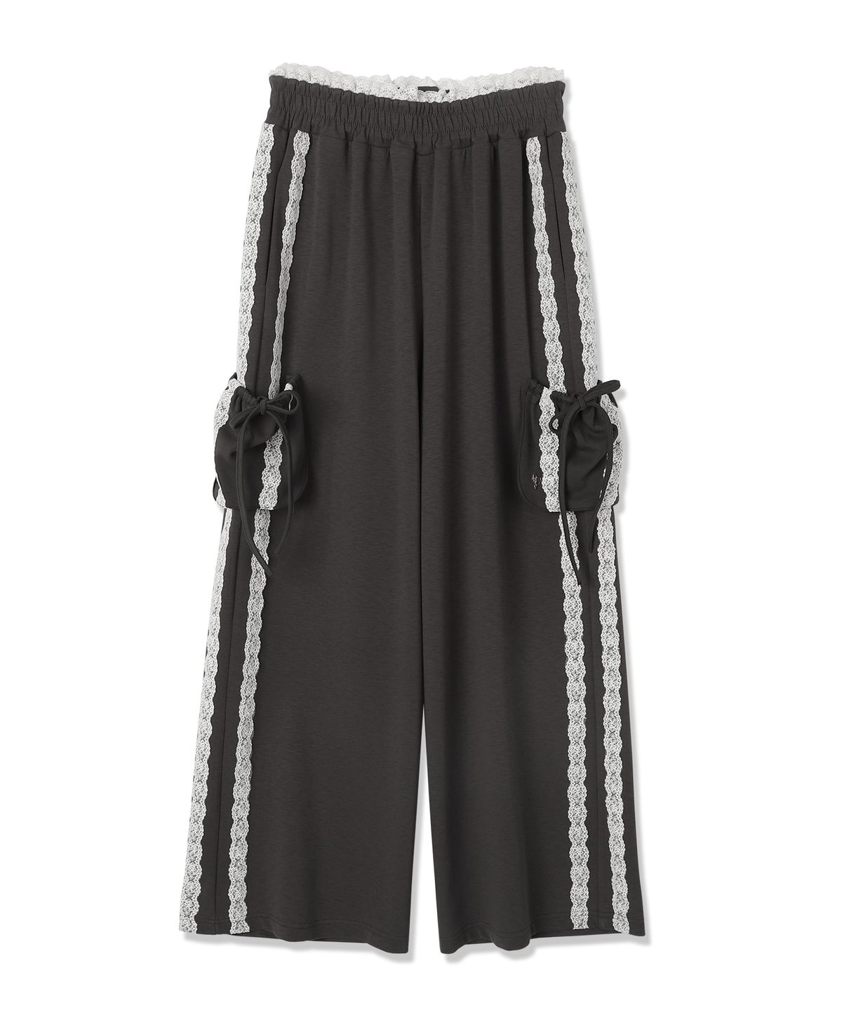 비바셔스(VIVACIOUS) Jenny Lace Track Wide Pants - 4COL