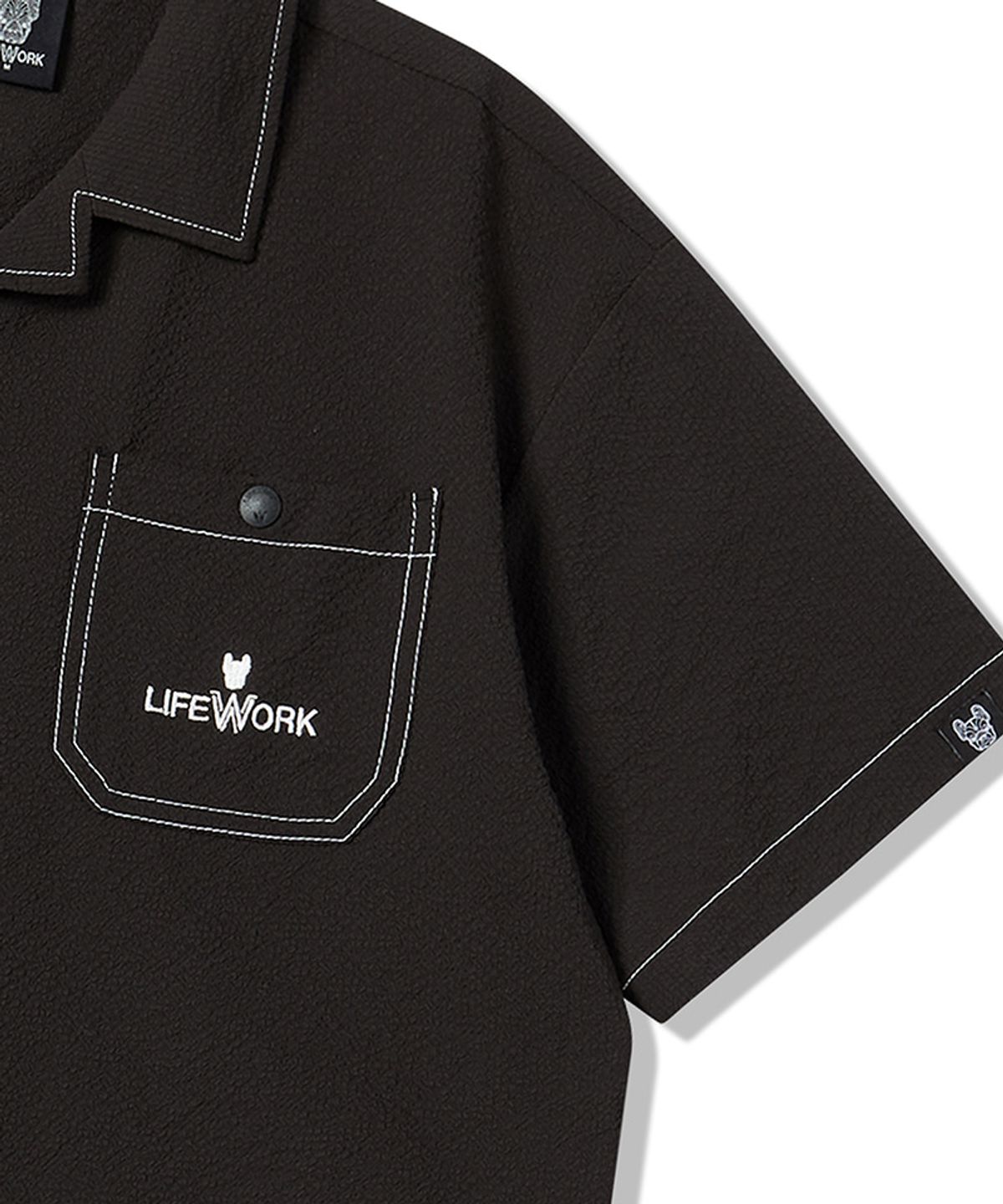 라이프워크 키즈(LIFEWORK KIDS) 키즈) 시어서커 스티치 셋업