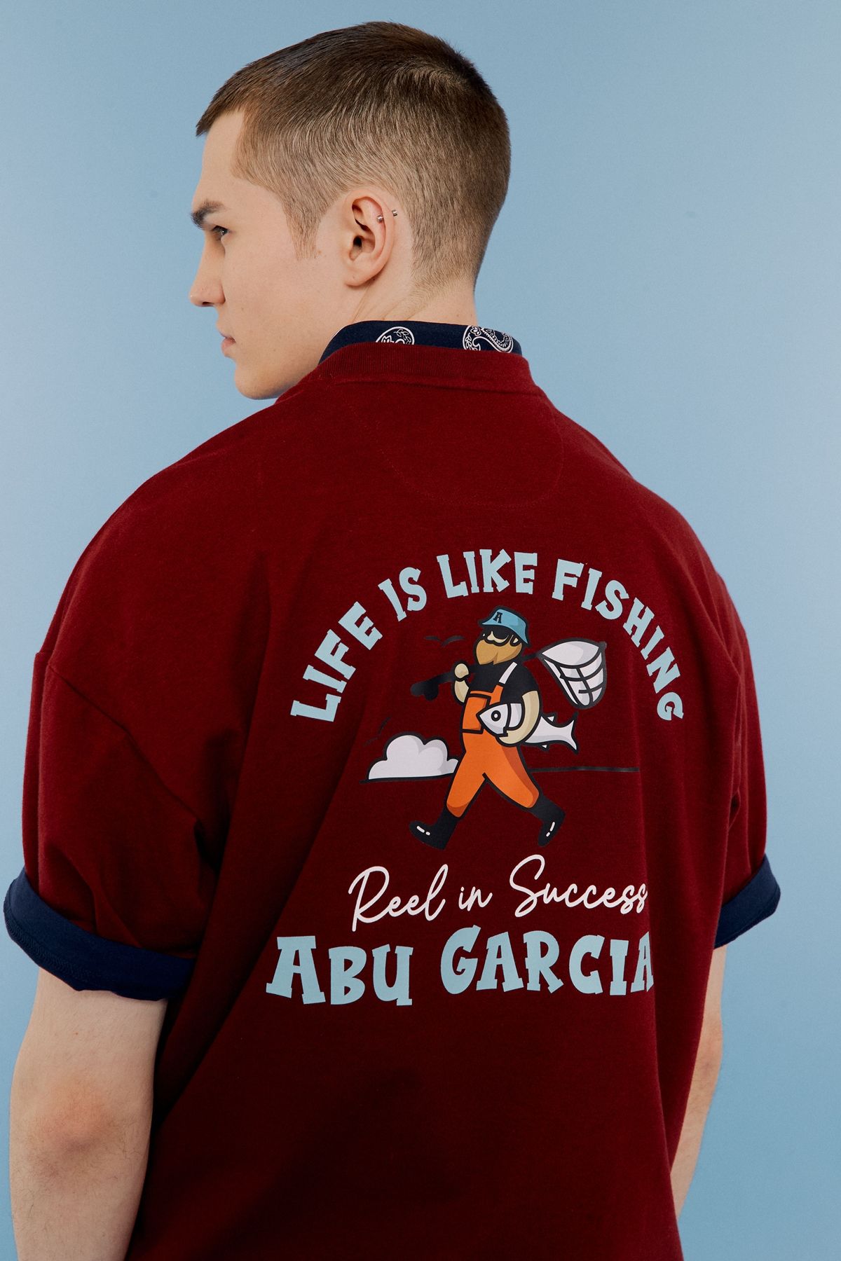 아부가르시아(ABU GARCIA) ABU 피셔맨 반팔티 WINE