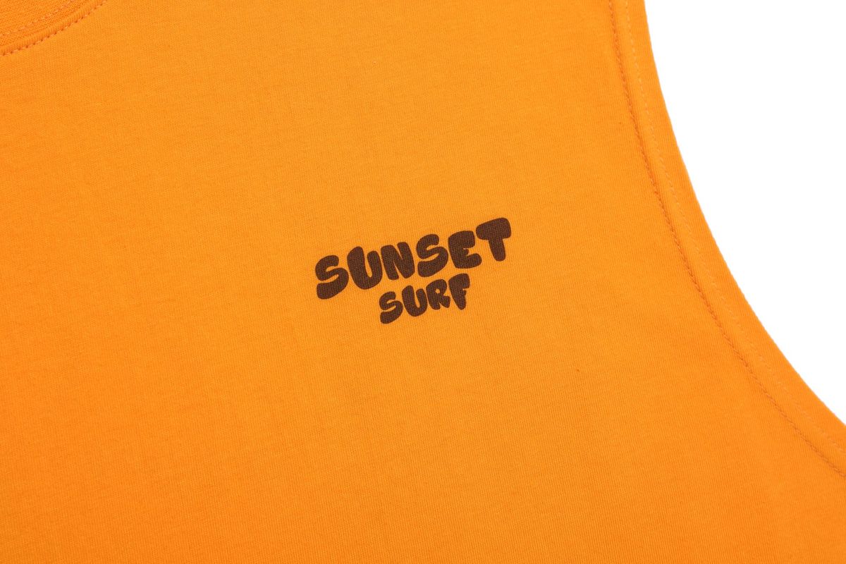 바쥬비쥬(BAJOO BIJOO) SUNSET SURF SLEEVELESS [ORANGE]
