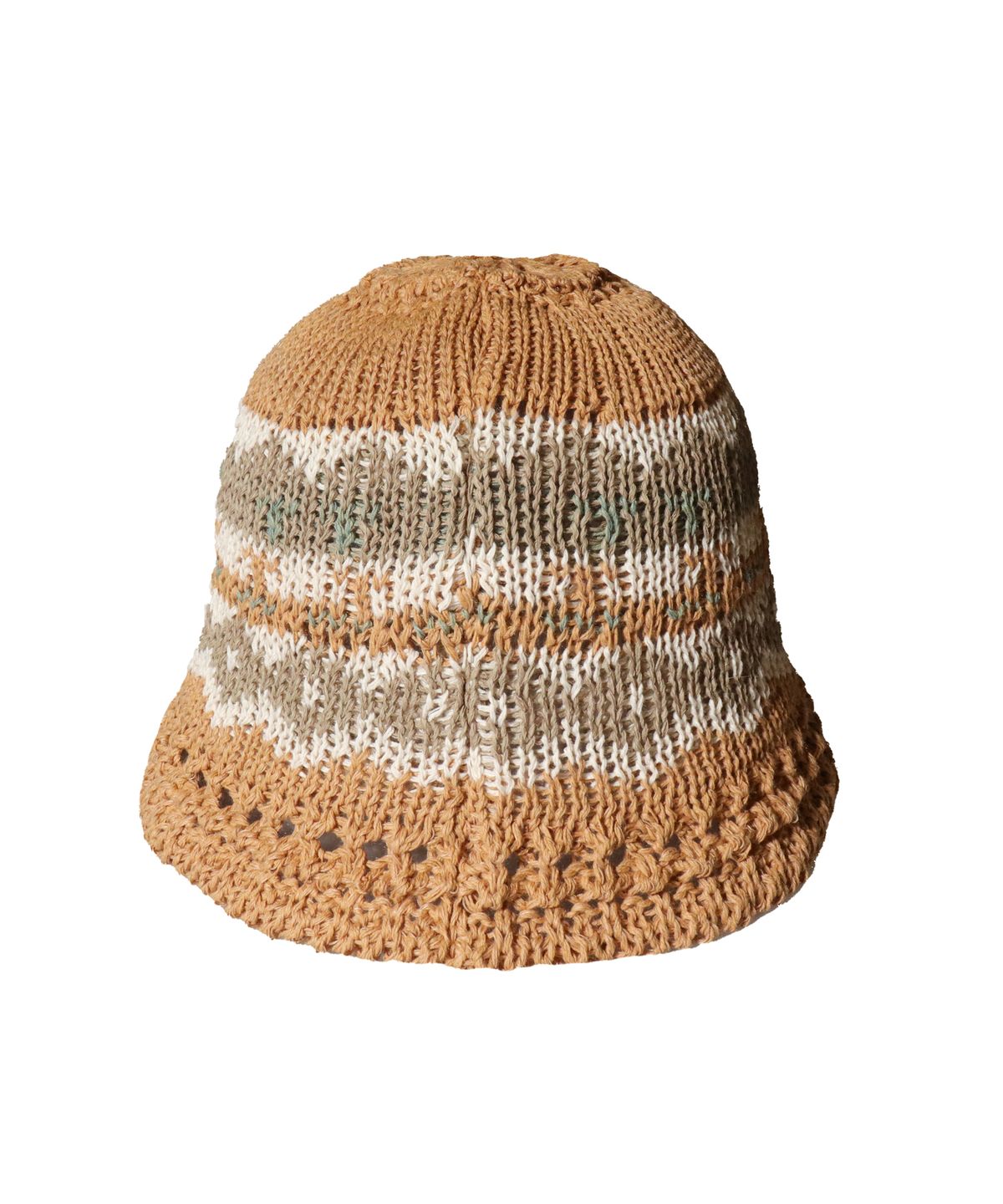 슬리피슬립(SLEEPYSLIP) MARIA BROWN/WHITE BUCKET HAT