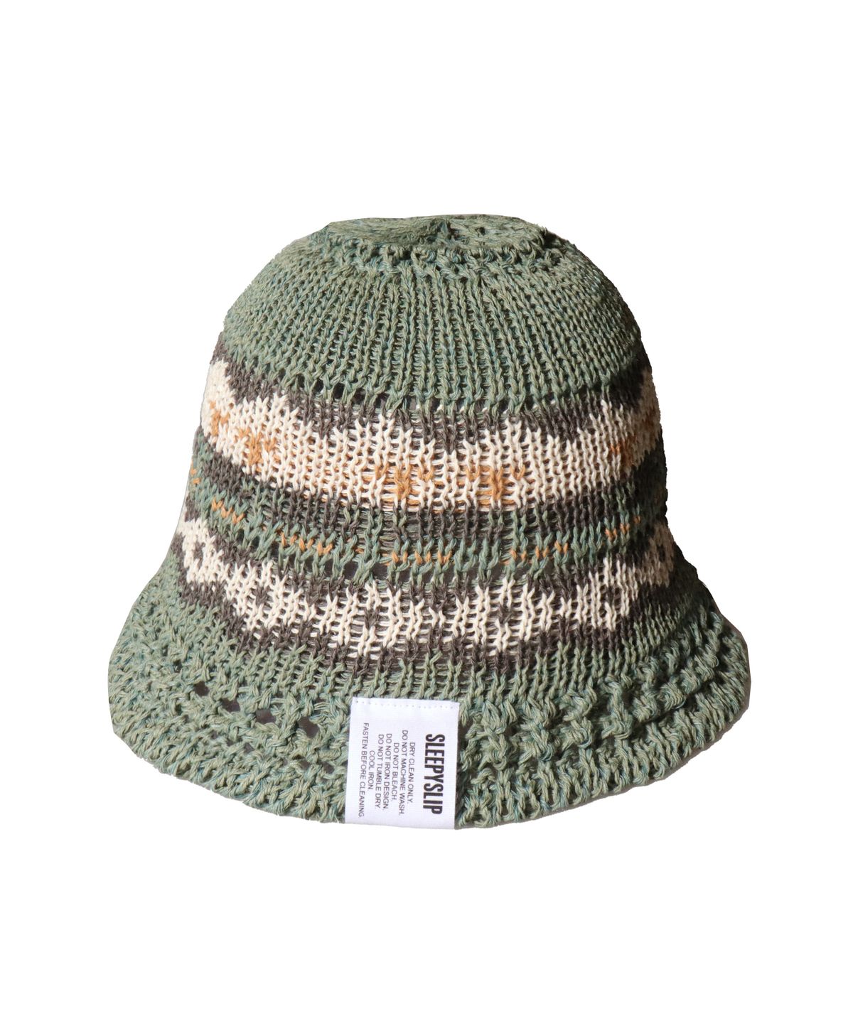 슬리피슬립(SLEEPYSLIP) MARIA MINT/WHITE BUCKET HAT