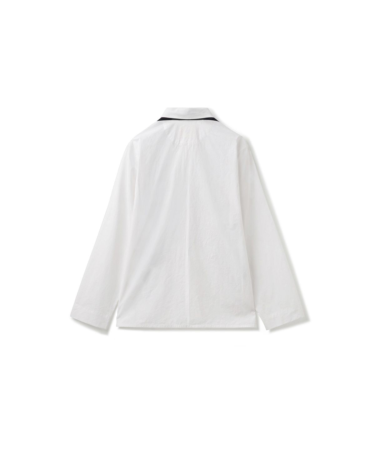 에르에르(ERER) Ribbon Detail Shirt White