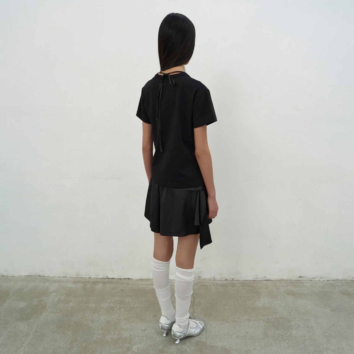엘씨디씨티엠(LCDC™) SATIN SLEEP SHORTS (BLACK)