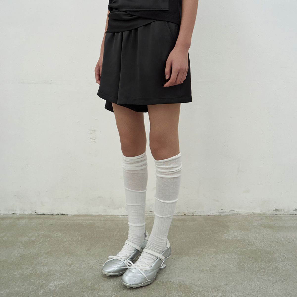 엘씨디씨티엠(LCDC™) SATIN SLEEP SHORTS (BLACK)