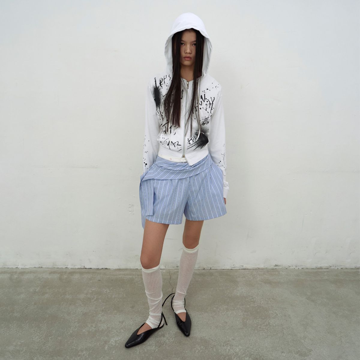 엘씨디씨티엠(LCDC™) STRIPED SLEEP SHORTS