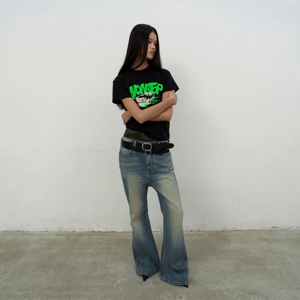 엘씨디씨티엠(LCDC™) BOOTSCUT BLUE DENIM (BLUE)