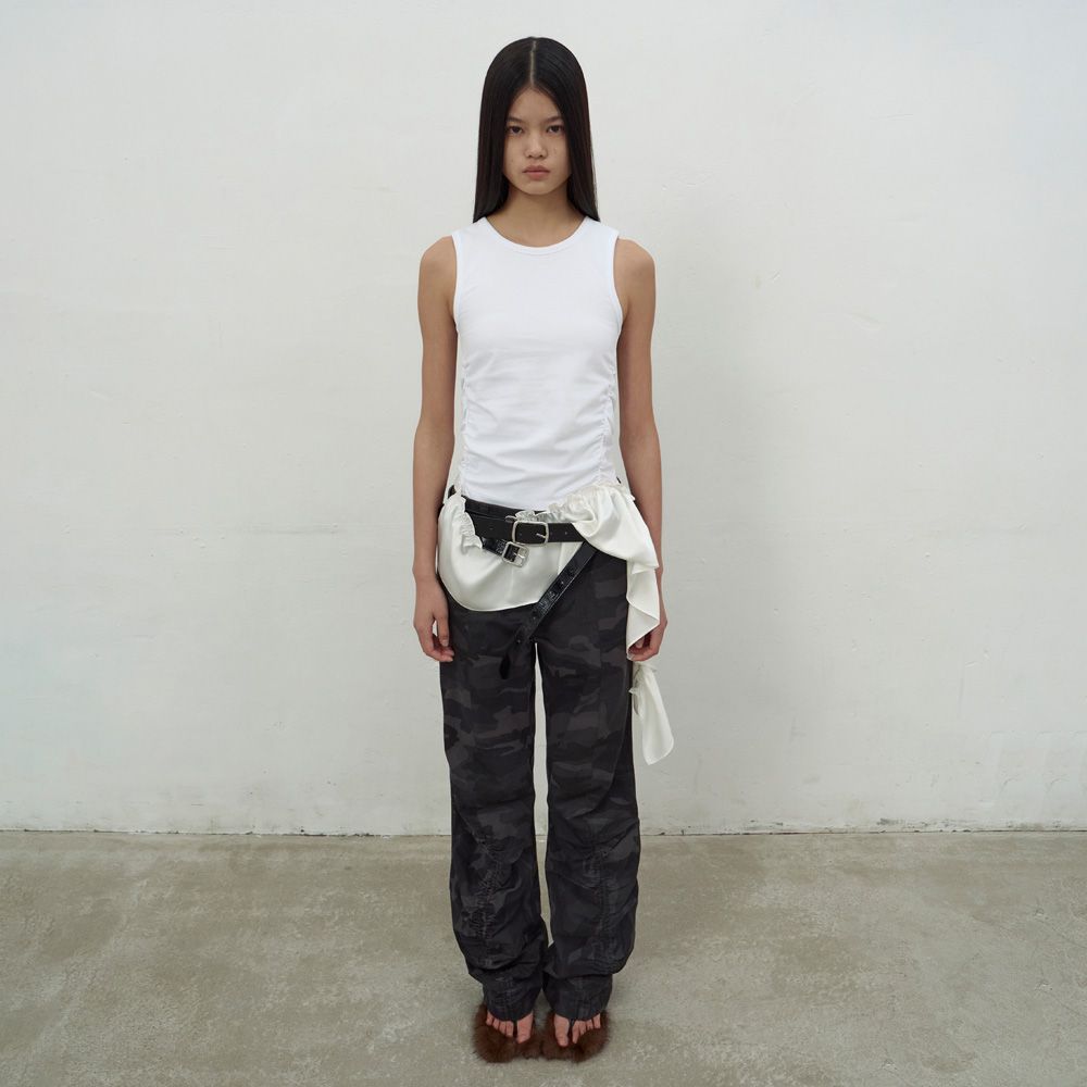 パンツ LCDC : 25SS / CAMOUFLAGE STRING TROUSERS (DARK GREY) MUSINSA | LCDC TM CAMOUFLAGE STRING TROUSERS (DARK GREY)