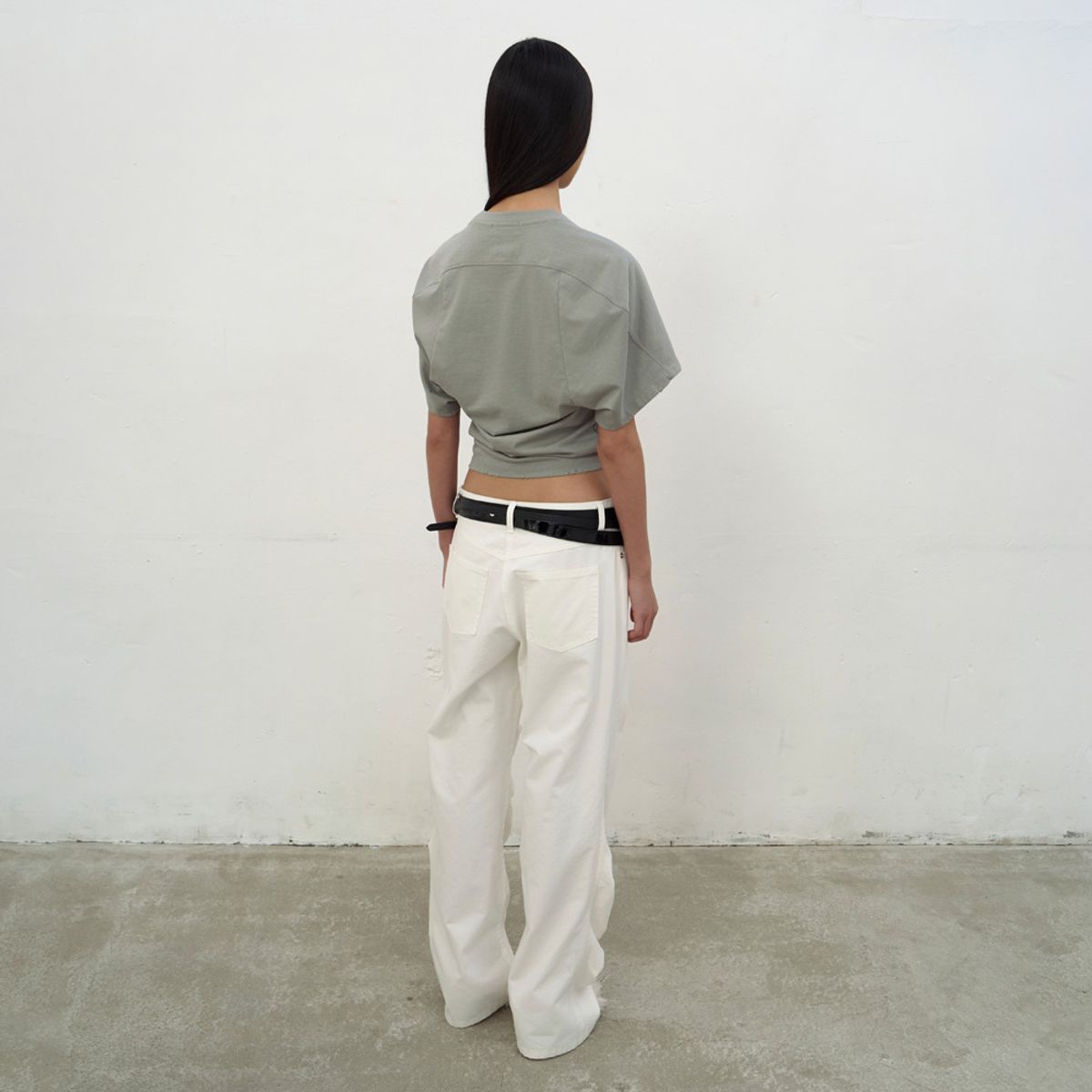 엘씨디씨티엠(LCDC™) WHITE STRING TROUSERS (WHITE)