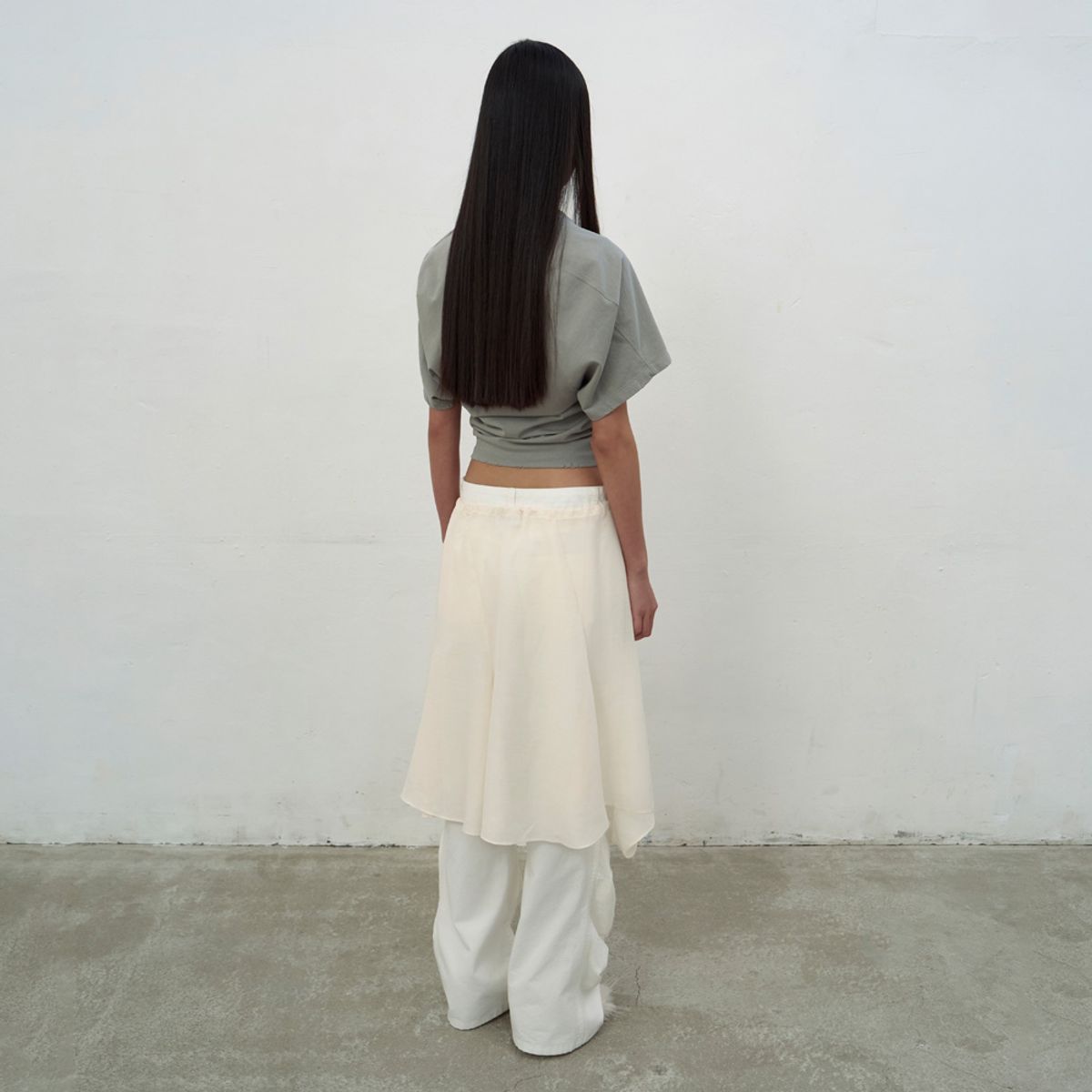엘씨디씨티엠(LCDC™) WHITE STRING TROUSERS (WHITE)