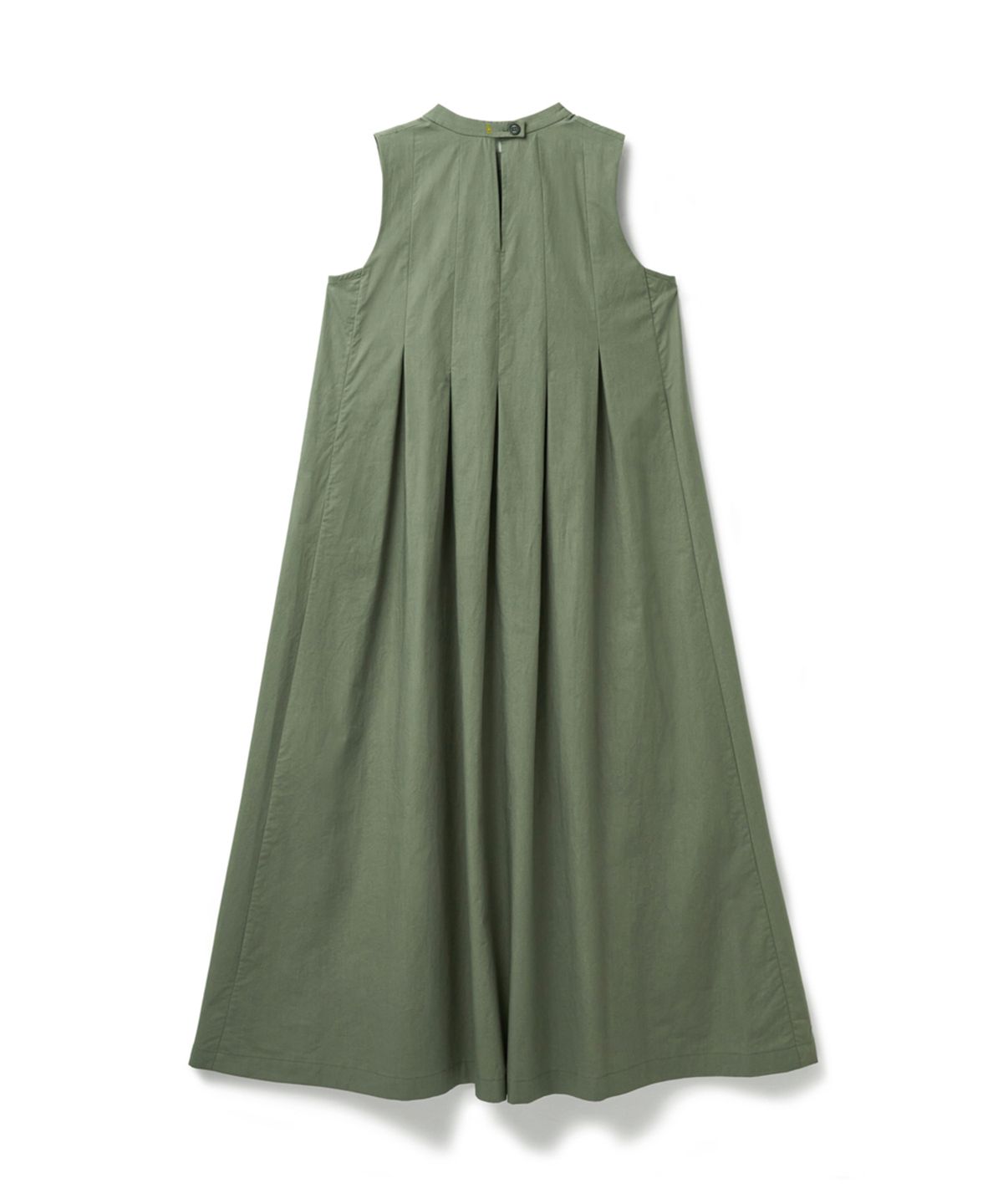 에르에르(ERER) Pleated Detail Dress Khaki