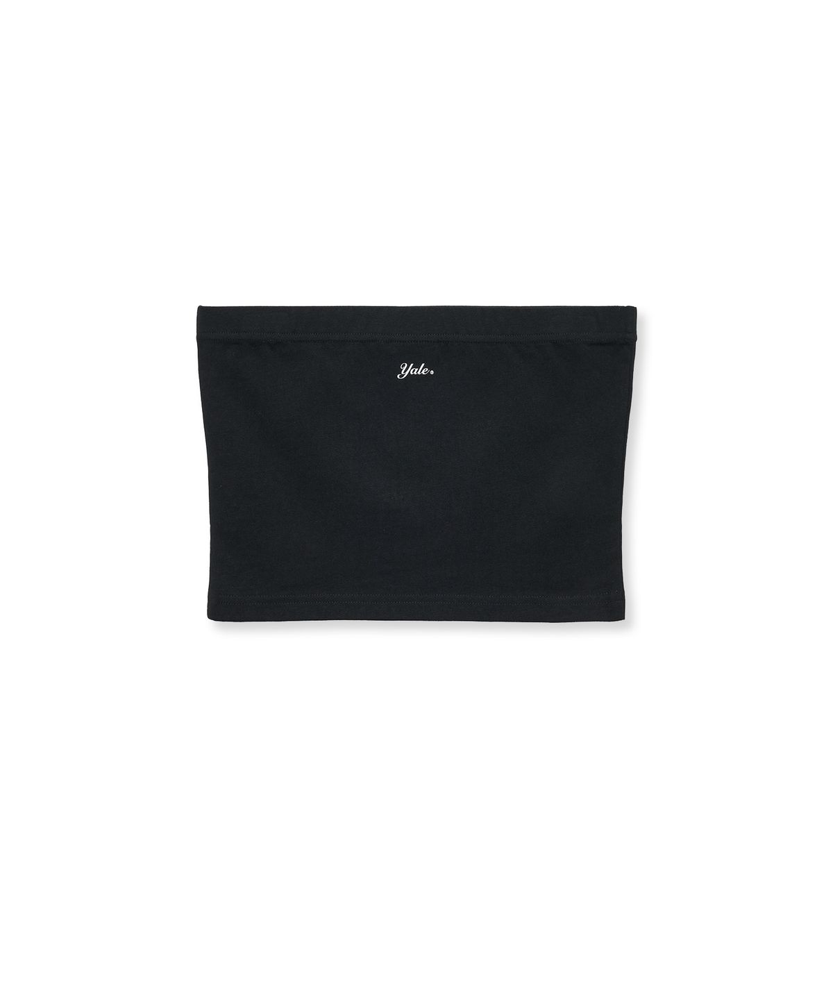 예일(YALE) 스넬로고 코튼 튜브탑_블랙