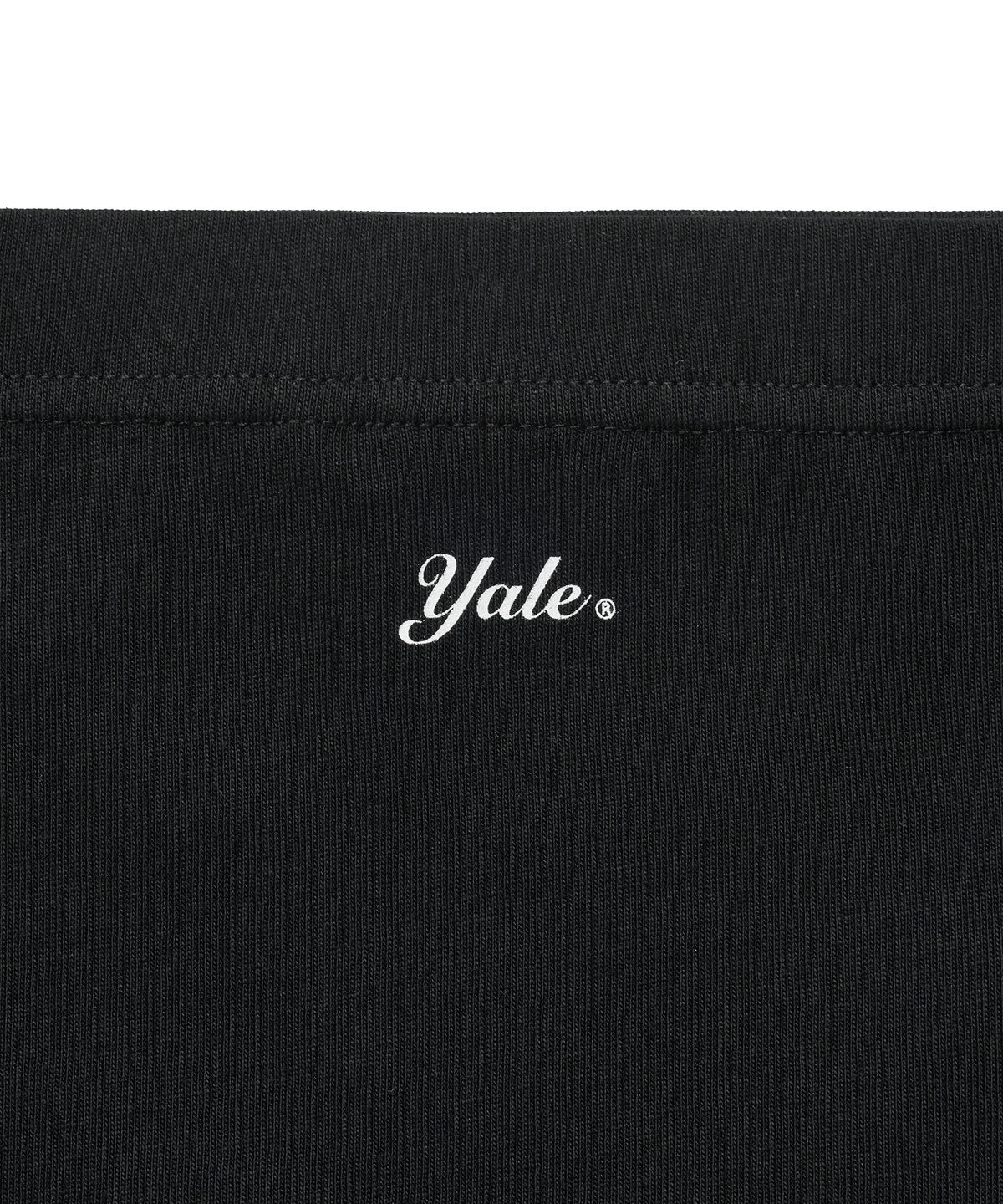 예일(YALE) 스넬로고 코튼 튜브탑_블랙