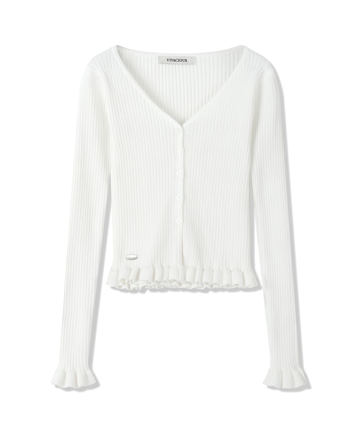 비바셔스(VIVACIOUS) Aube Prill V-neck Cardigan - 5COL