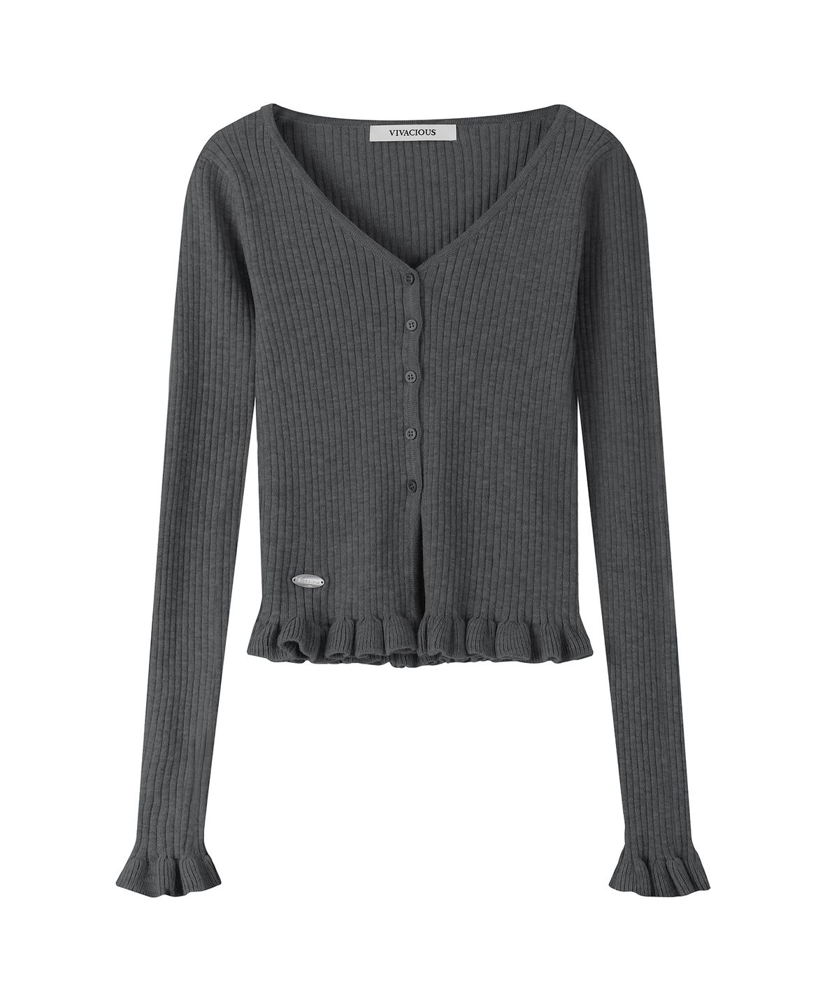 비바셔스(VIVACIOUS) Aube Prill V-neck Cardigan - 5COL