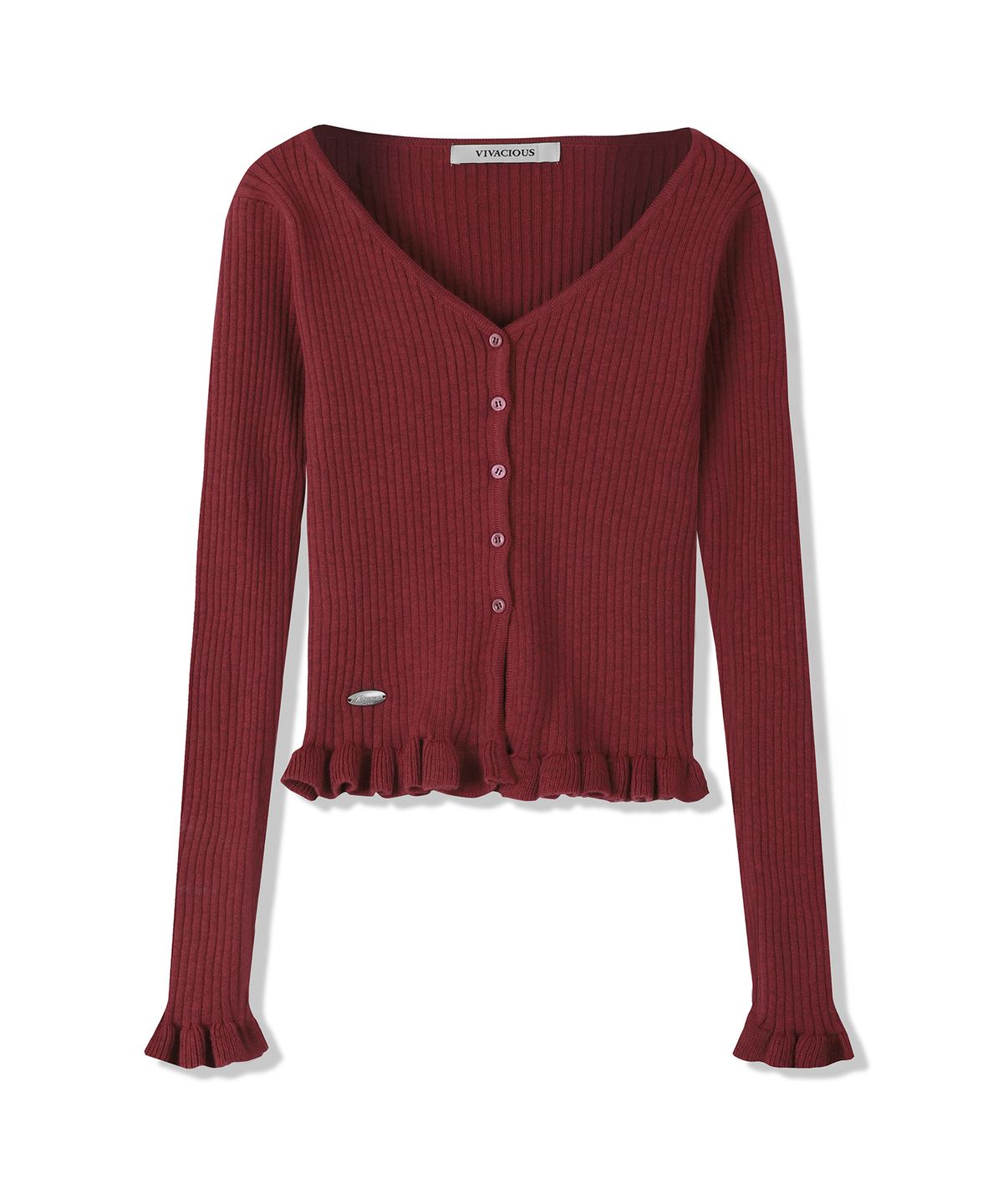 비바셔스(VIVACIOUS) Aube Prill V-neck Cardigan - 5COL