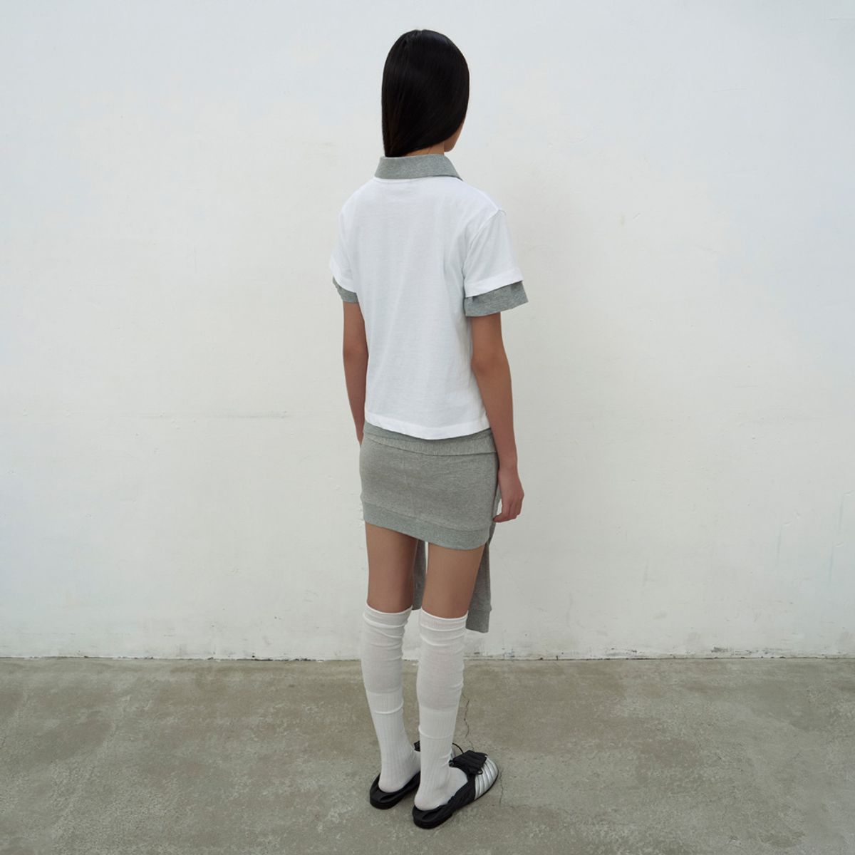 엘씨디씨티엠(LCDC™) NONSTOP PRINT T-SHIRTS (WHITE)
