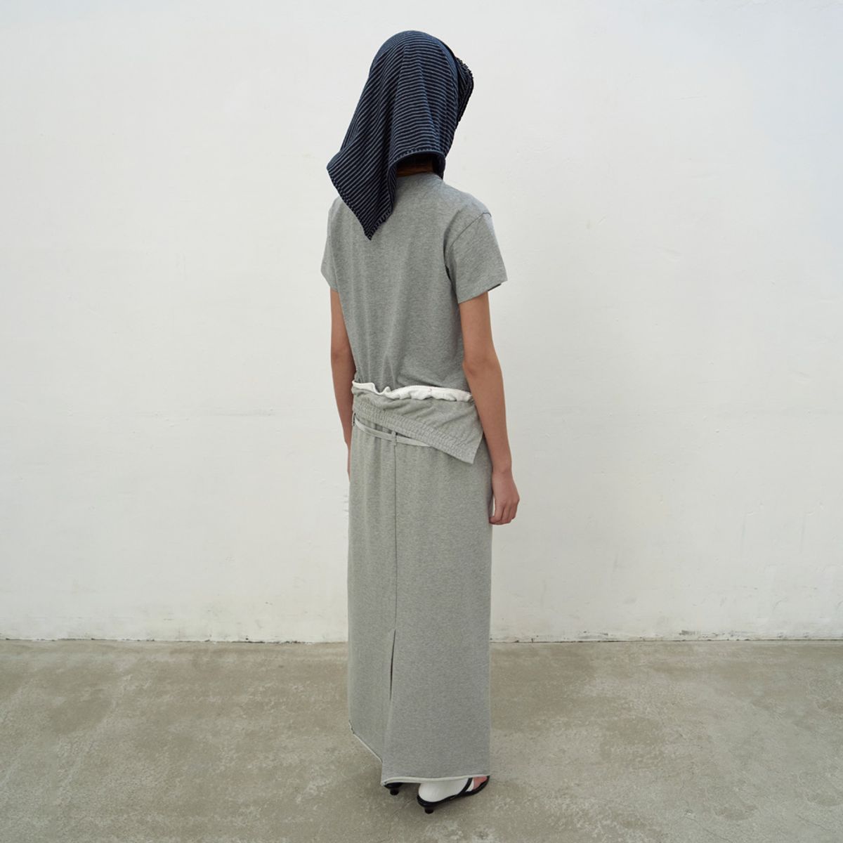 엘씨디씨티엠(LCDC™) NONSTOP PRINT T-SHIRTS (MELANGE GREY)