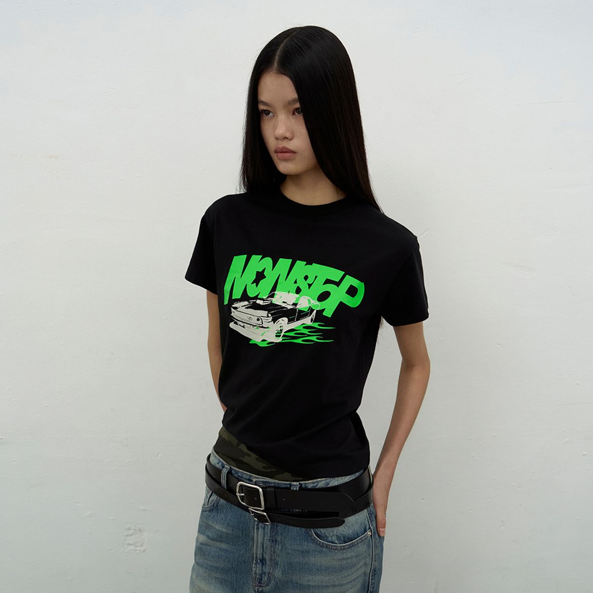 엘씨디씨티엠(LCDC™) NONSTOP PRINT T-SHIRTS (BLACK)