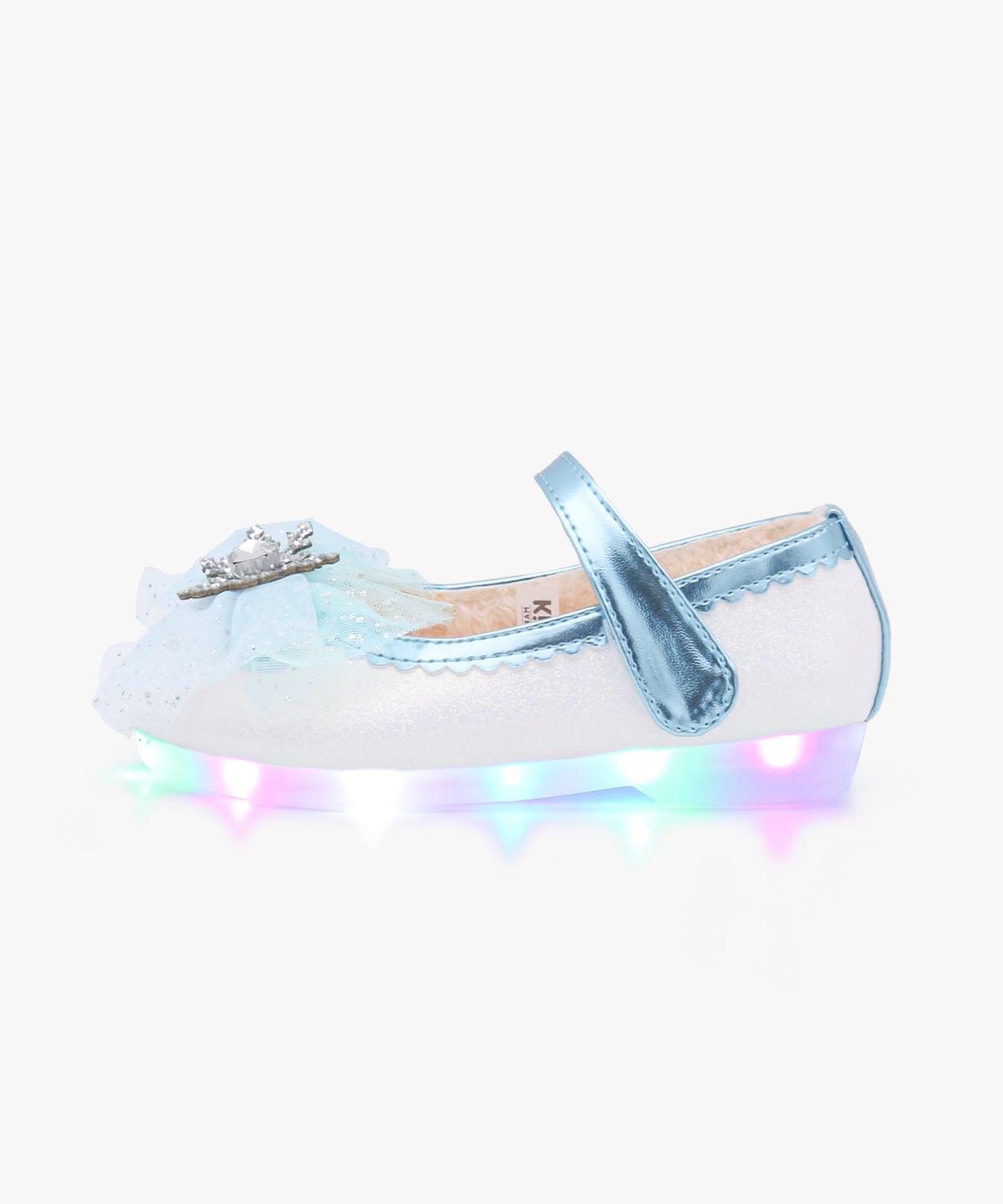 키펀트(KIPHANT) LED 샤이닝 엘사 여아 털 구두
